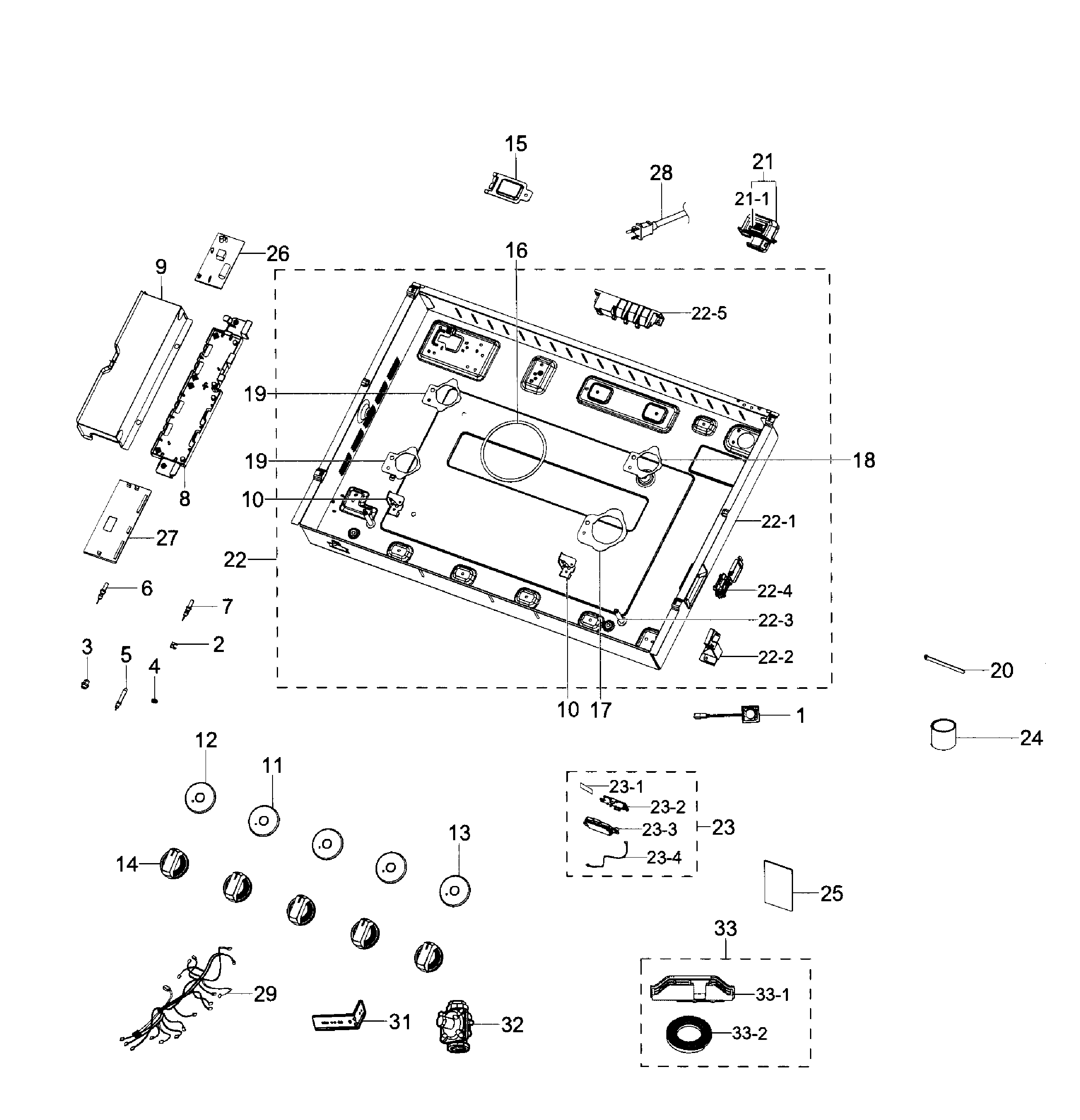 Samsung NA30K7750TS/AA-00 body diagram