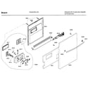 Bosch SHX43C05UC/26 door asy diagram