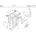 Bosch SHX43C05UC/26 frame & cover diagram