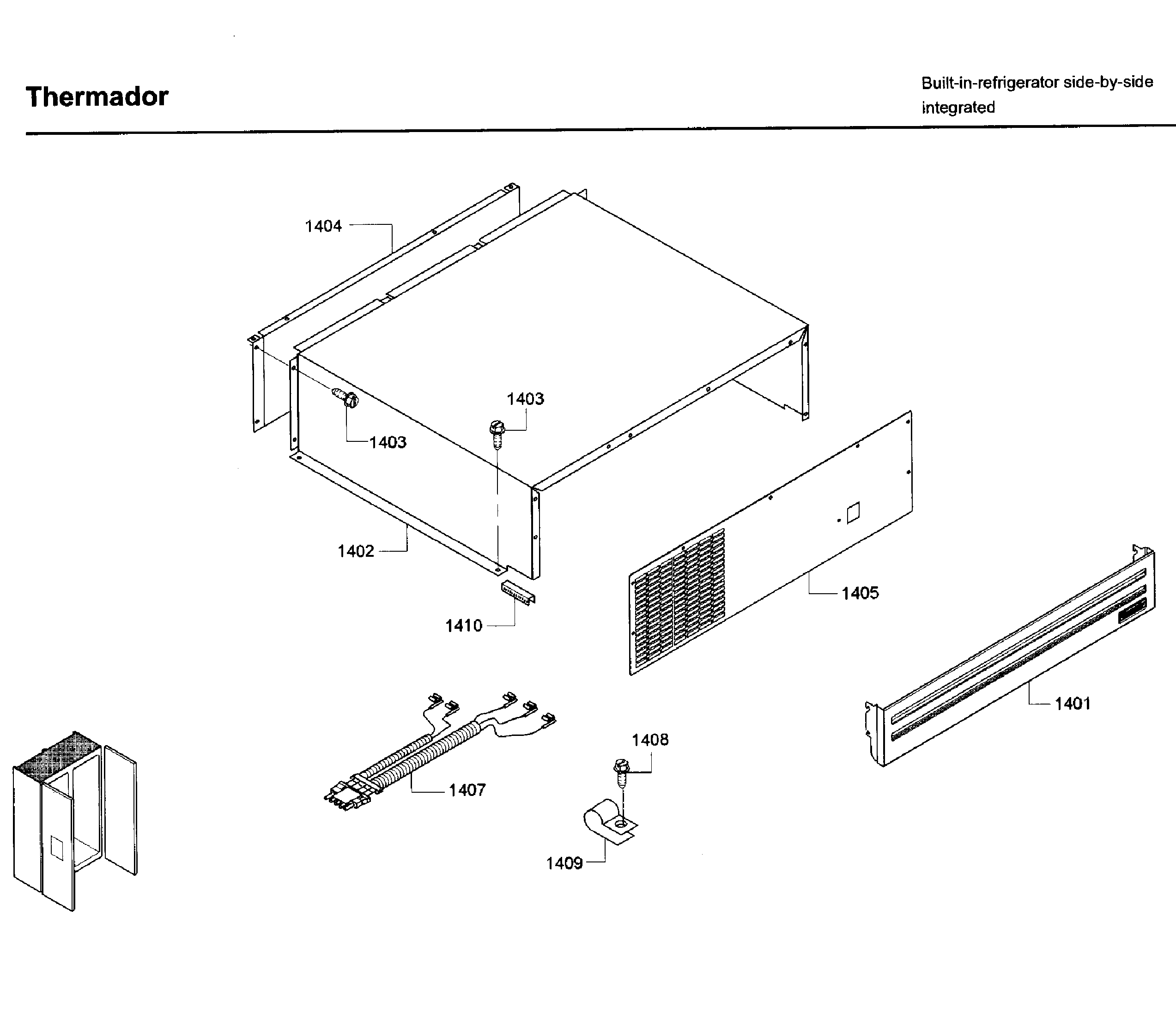 Thermador T42BD820NS/02 panel diagram