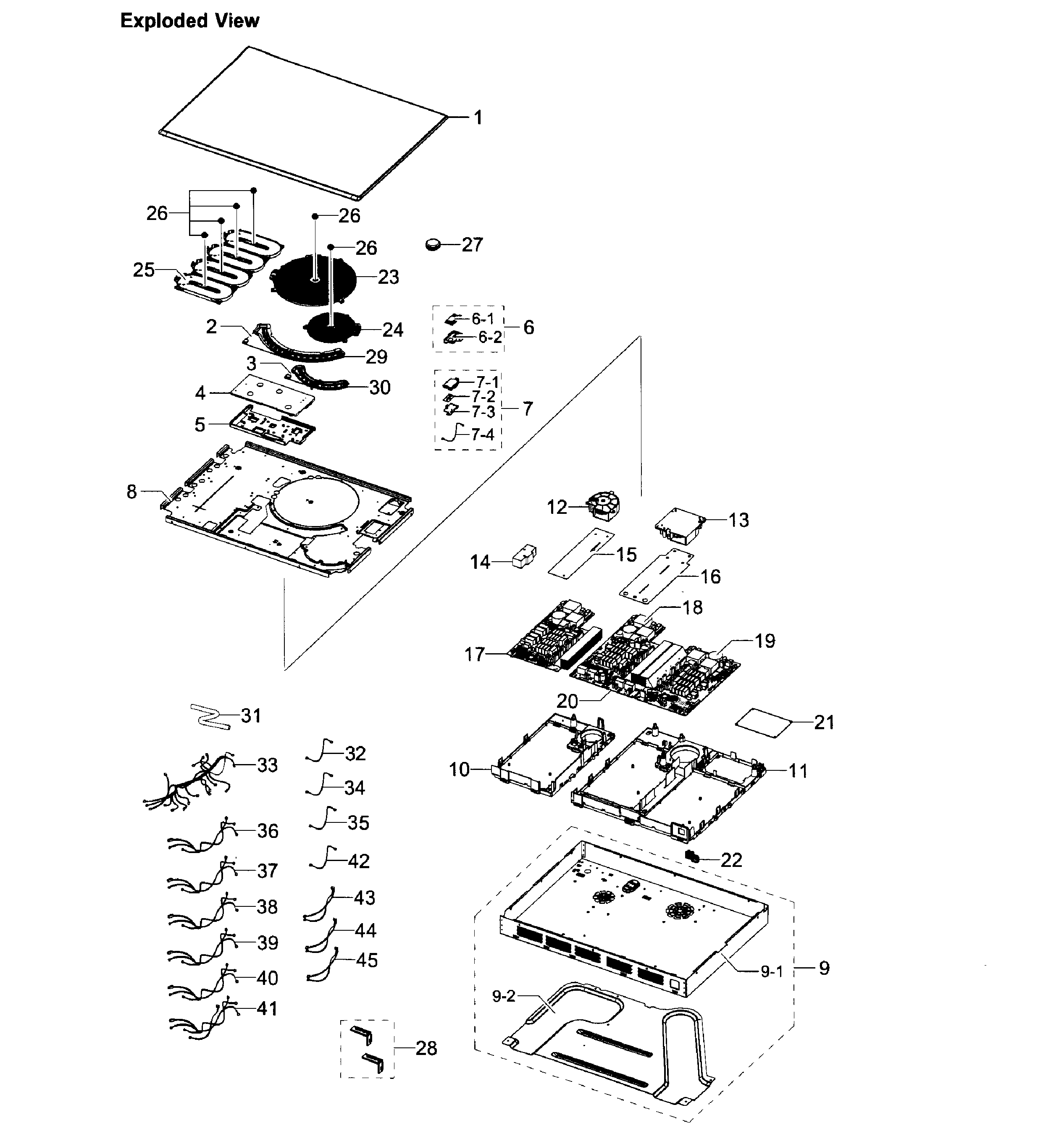 Samsung NZ30K7880US/AA-00 main asy diagram