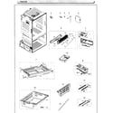 Samsung RF26HFENDSR/AA-03 freezer diagram
