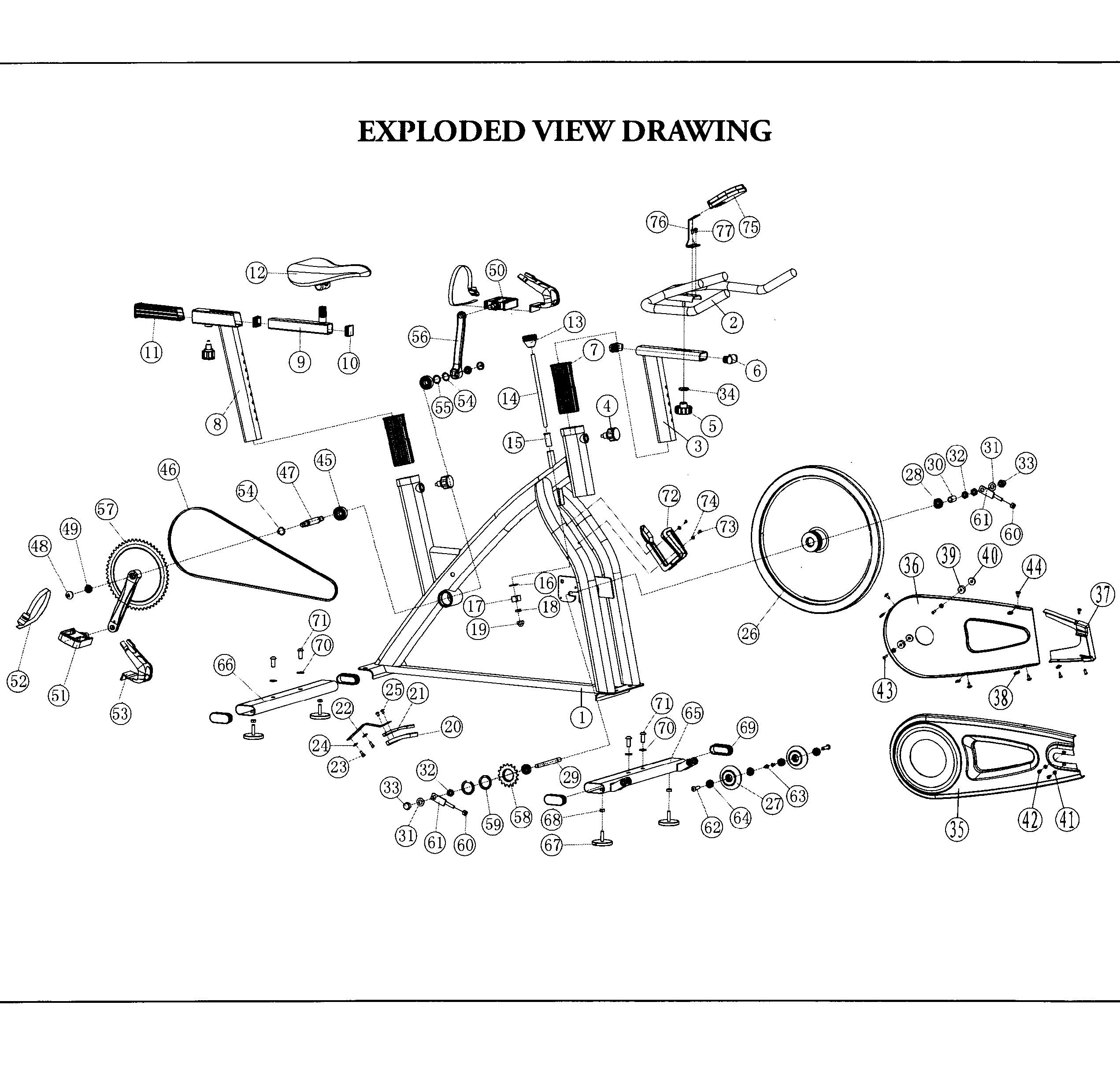 Bladez FUSION GS II main asy diagram