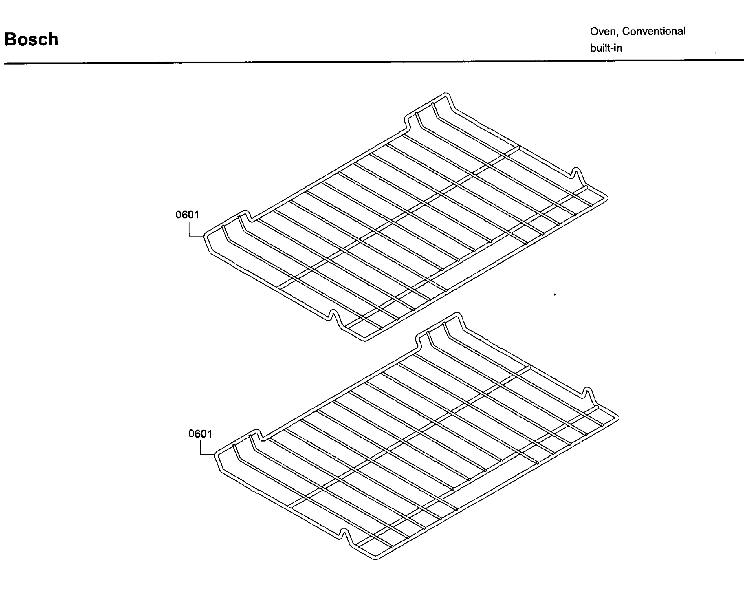Bosch HBL5351UC/03 rack diagram