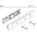 Bosch HBL5450UC/09 control panel diagram