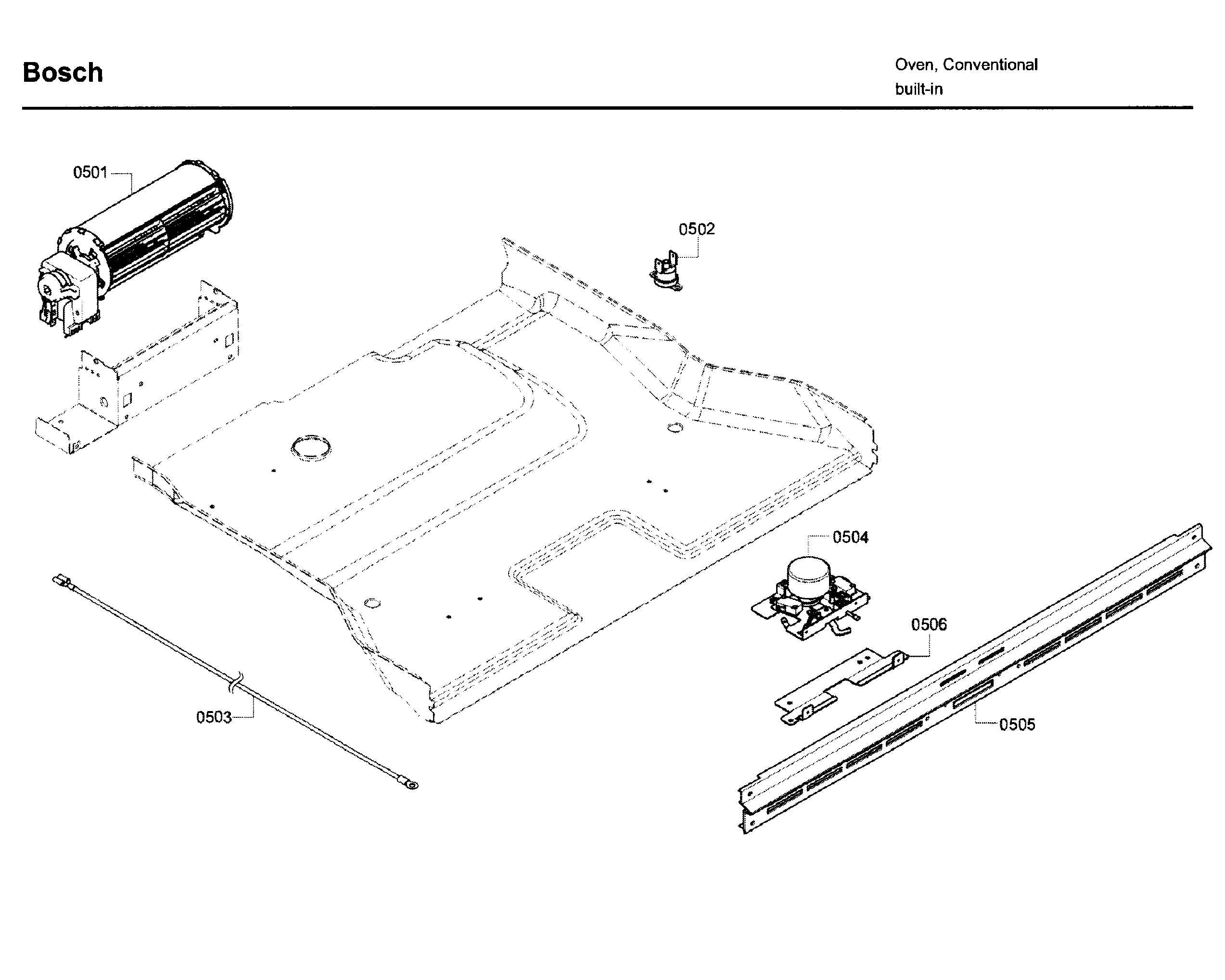 Bosch HBL5620UC/09 latch 2 diagram