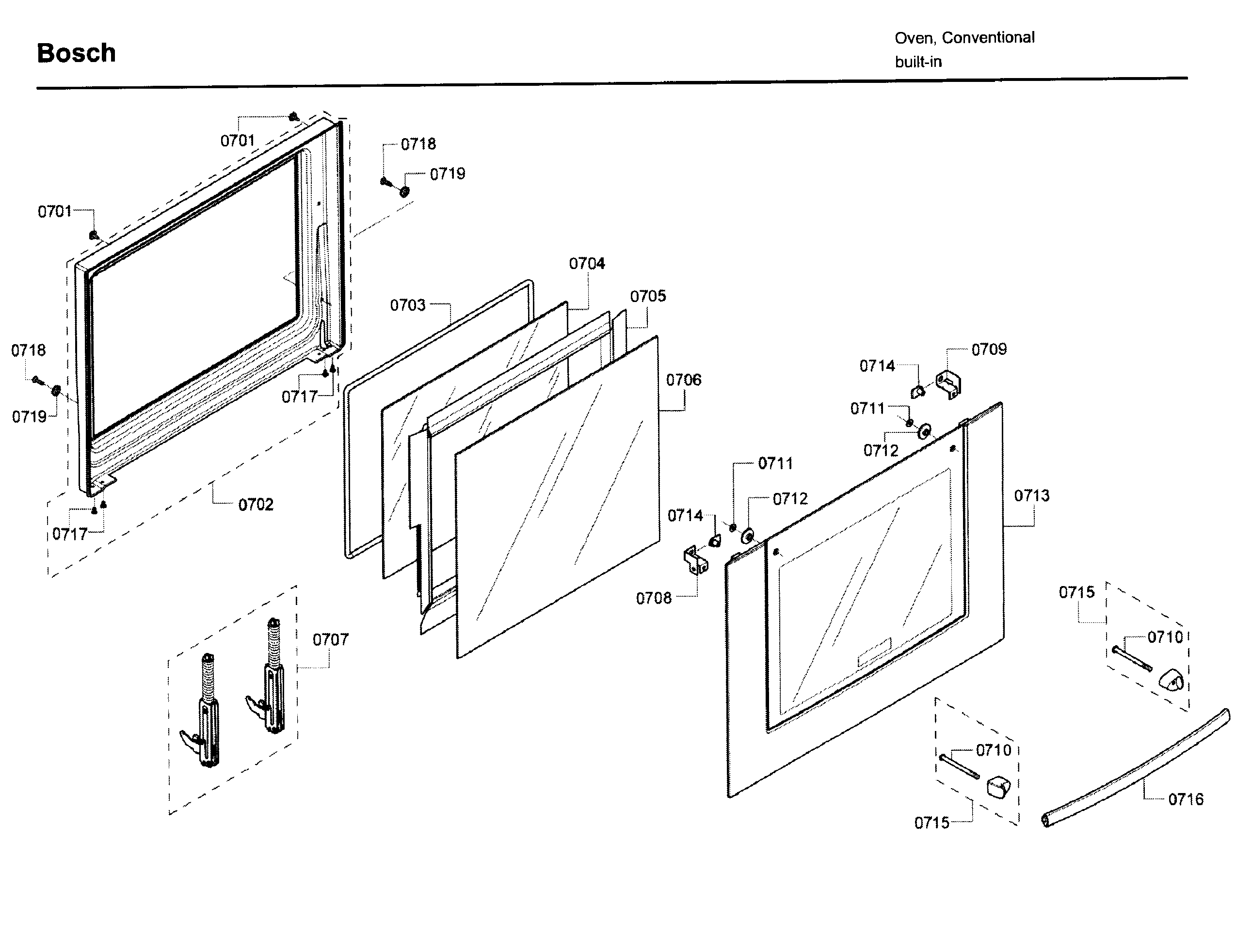 Bosch HBL5650UC/09 door 2 diagram