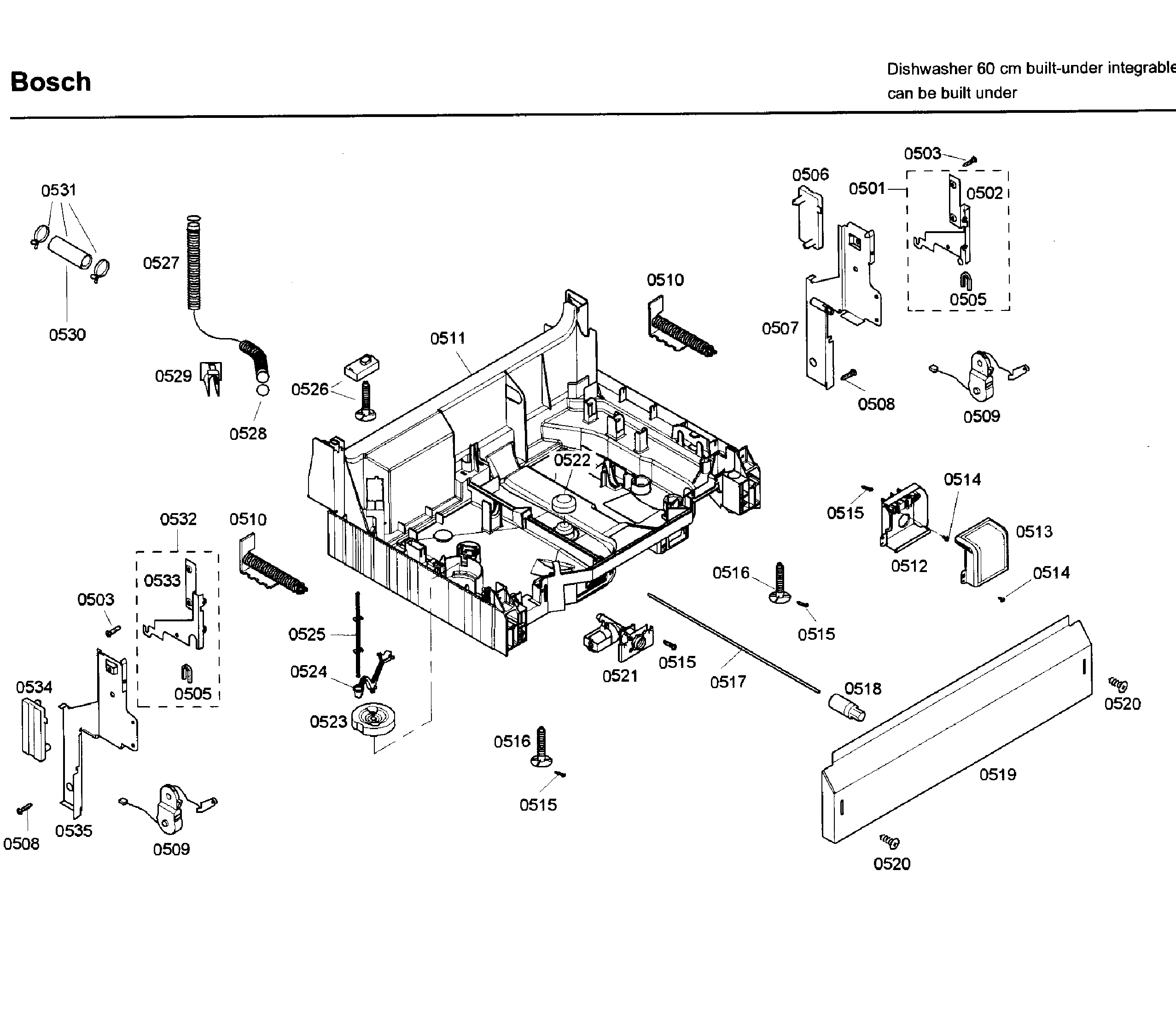 Bosch SHX43C05UC/46 base diagram