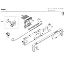 Bosch SHX43C05UC/56 control panel diagram