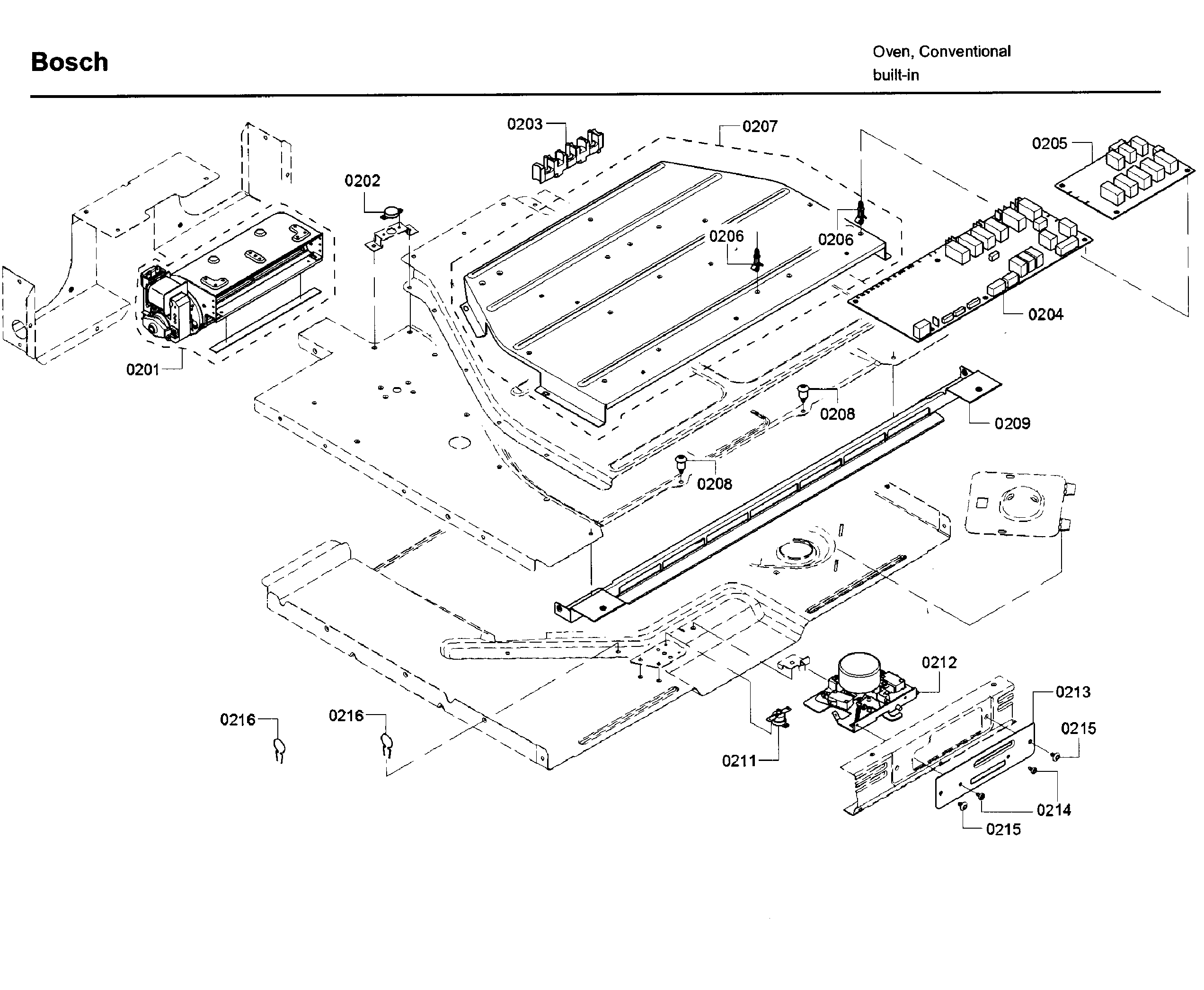Bosch HBN5651UC/03 latch 1 diagram