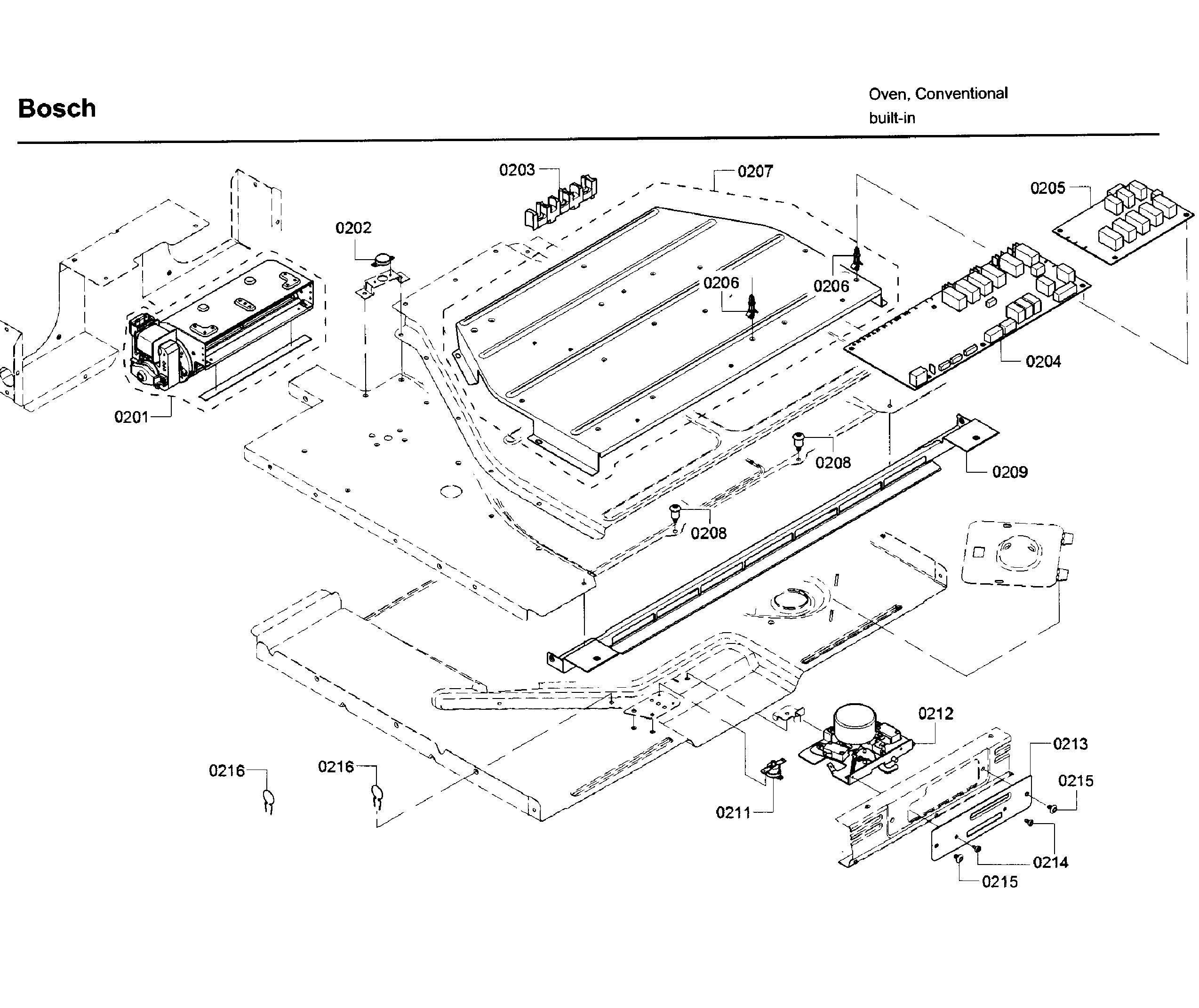 Bosch HBN8651UC/02 latch 1 diagram