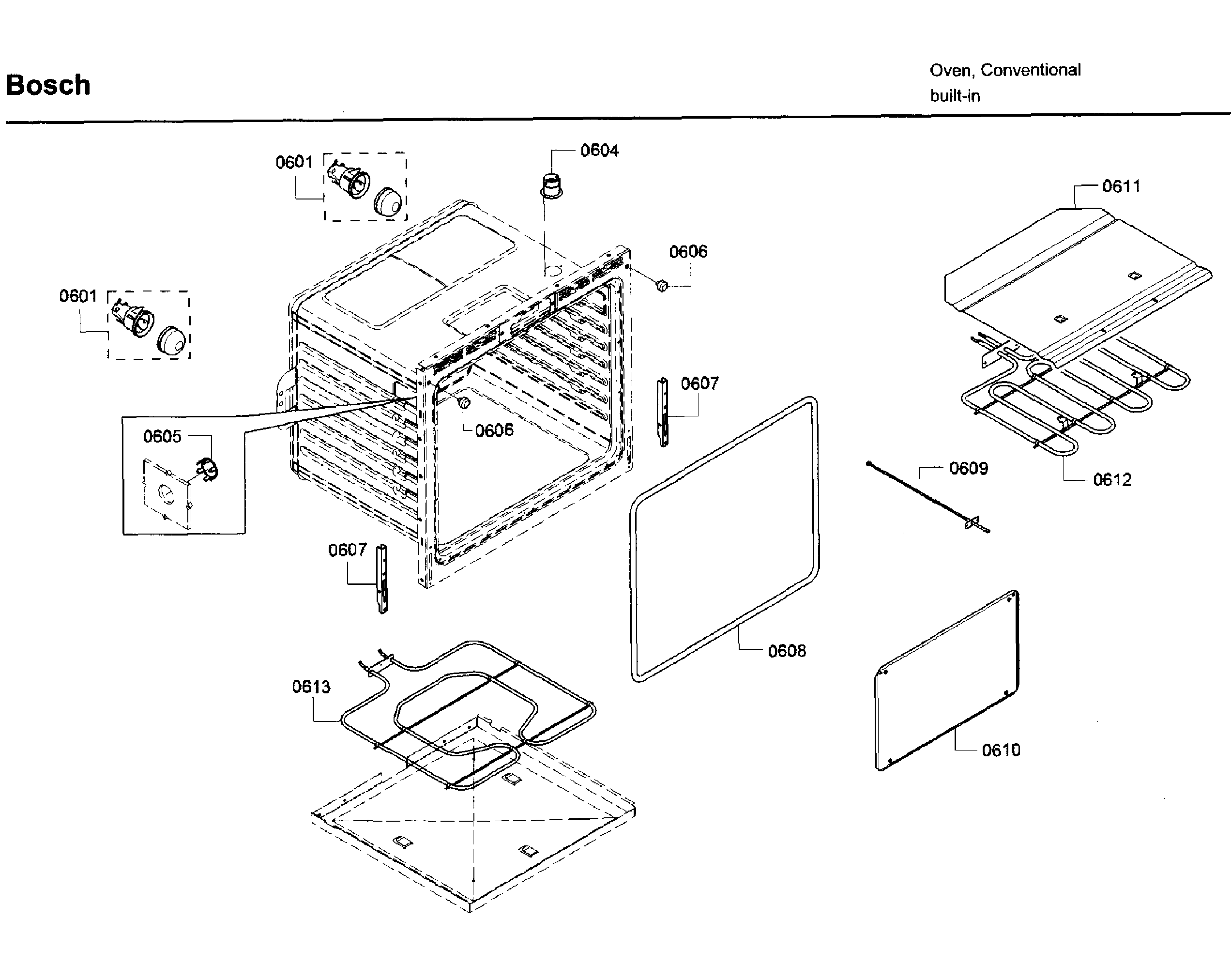 Bosch HBN8651UC/02 inner parts 2 diagram