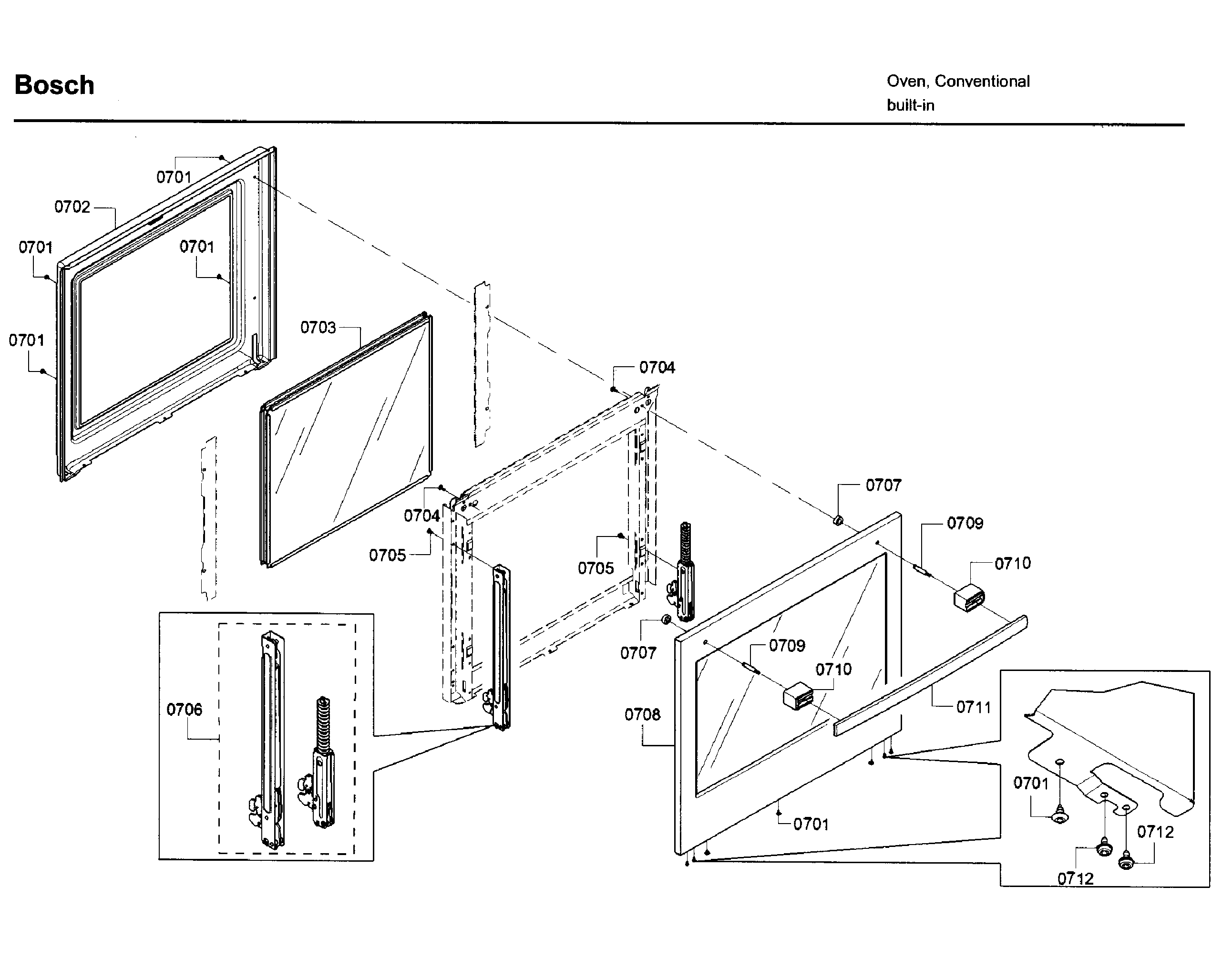 Bosch HBN8651UC/02 door 2 diagram