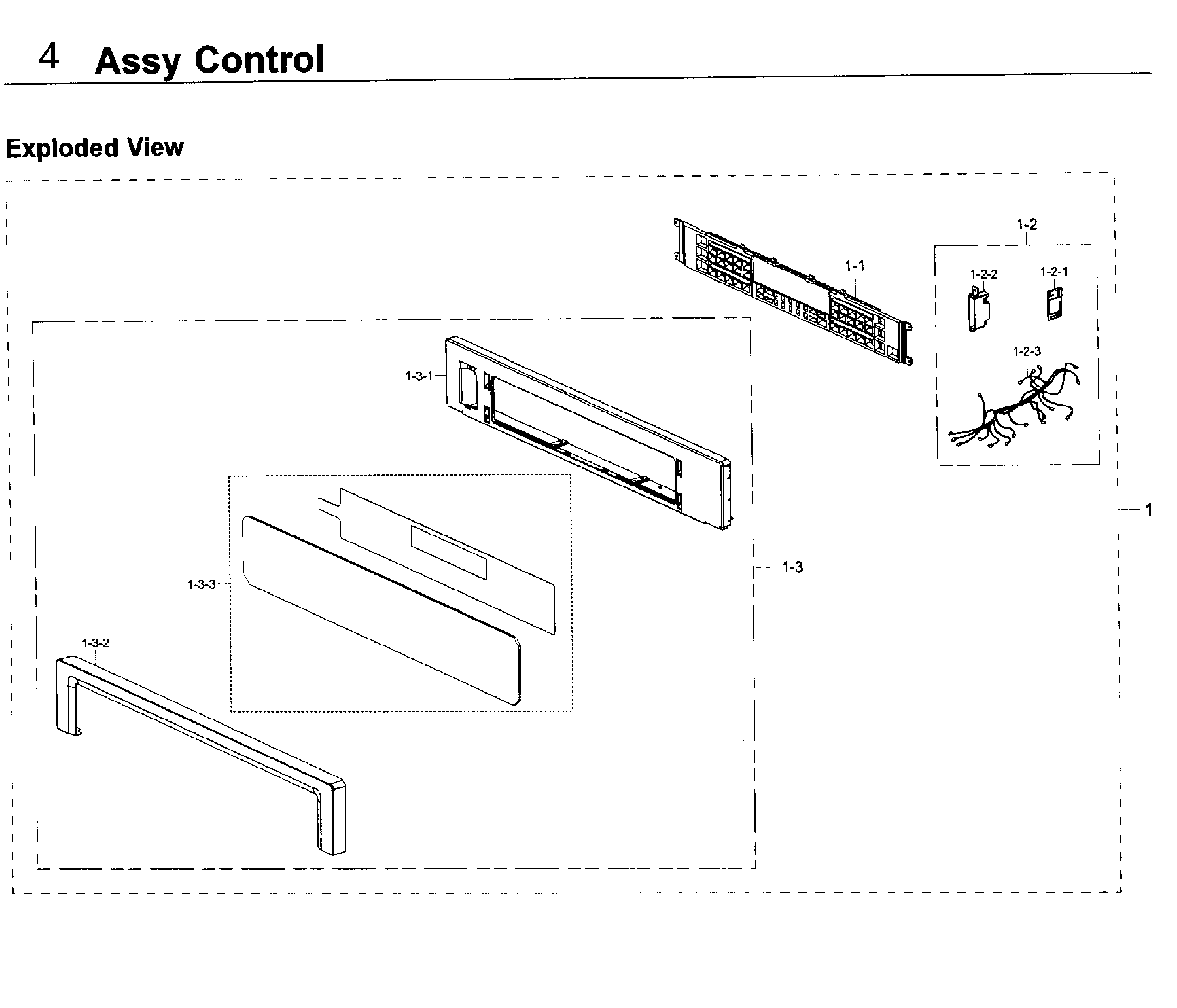 Samsung NV51K6650SS/AA-00 control asy diagram
