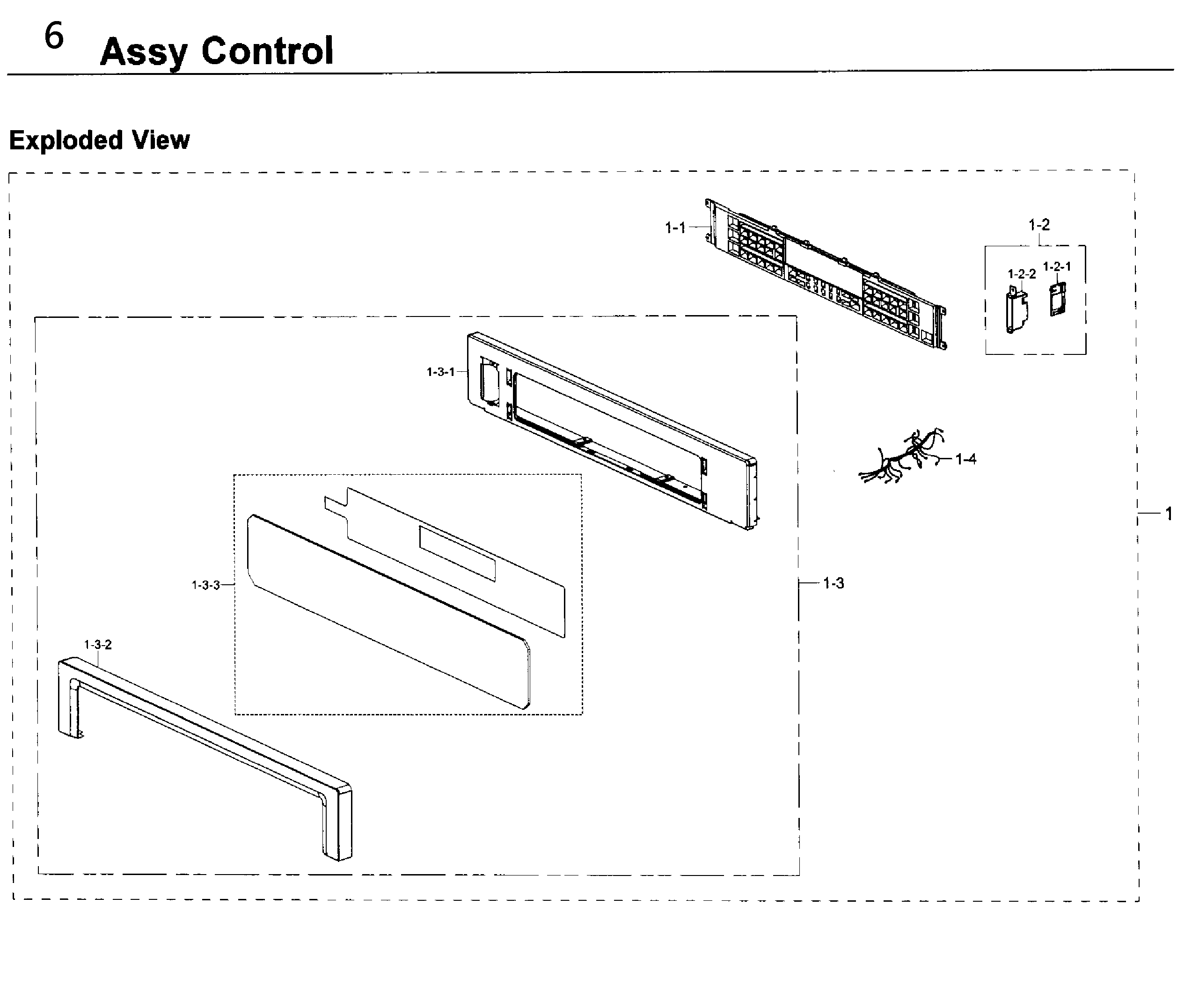 Samsung NV51K6650DG/AA-00 control diagram