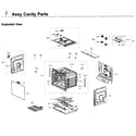 Samsung NV51K7770SS/AA-00 cavity parts diagram