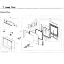 Samsung NV51K7770SS/AA-00 door diagram
