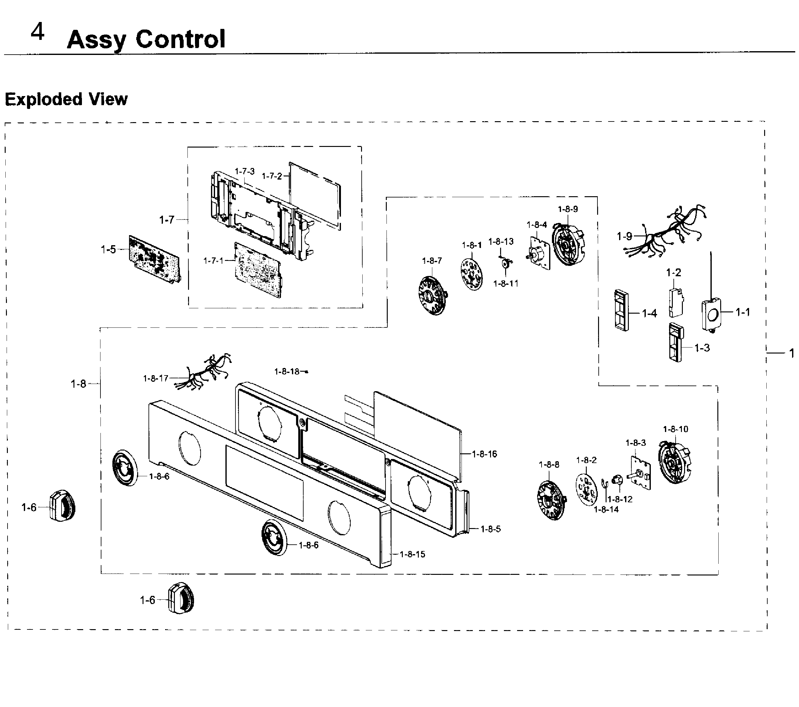 Samsung NV51K7770SS/AA-00 control diagram