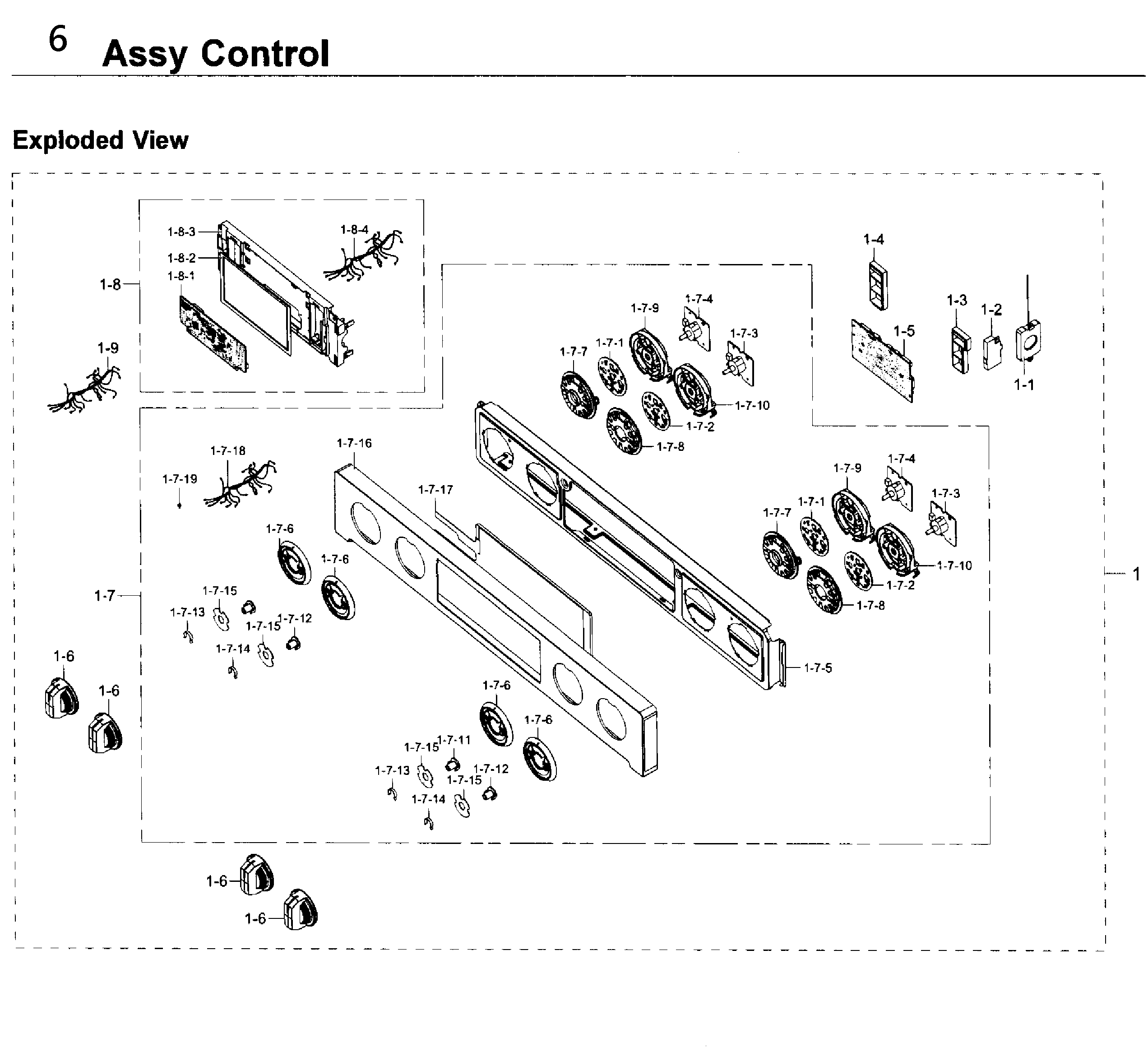 Samsung NV51K7770DS/AA-00 control diagram