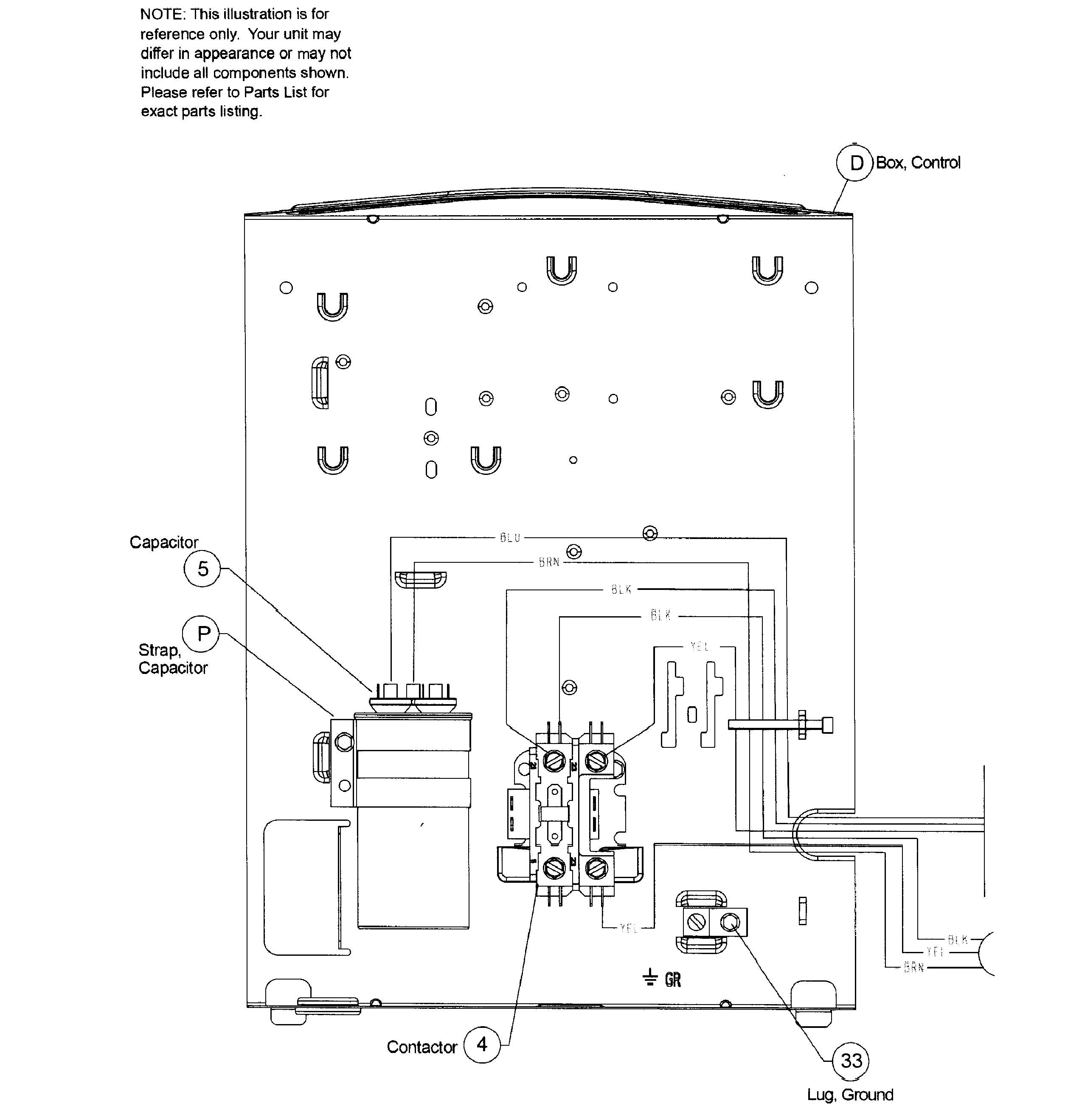 ICP N4A460AKB100 control diagram