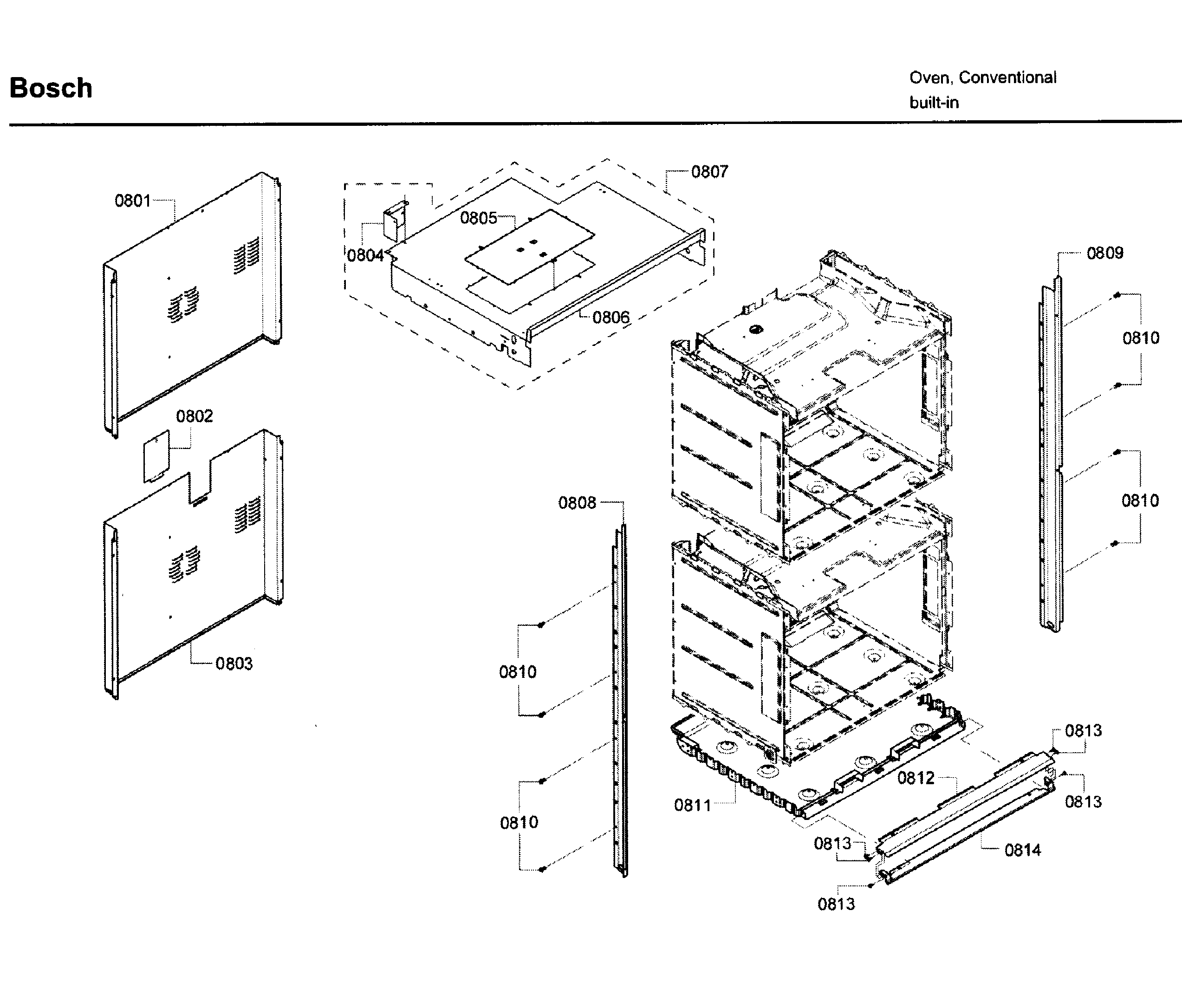 Bosch HBL8650UC/11 frame diagram