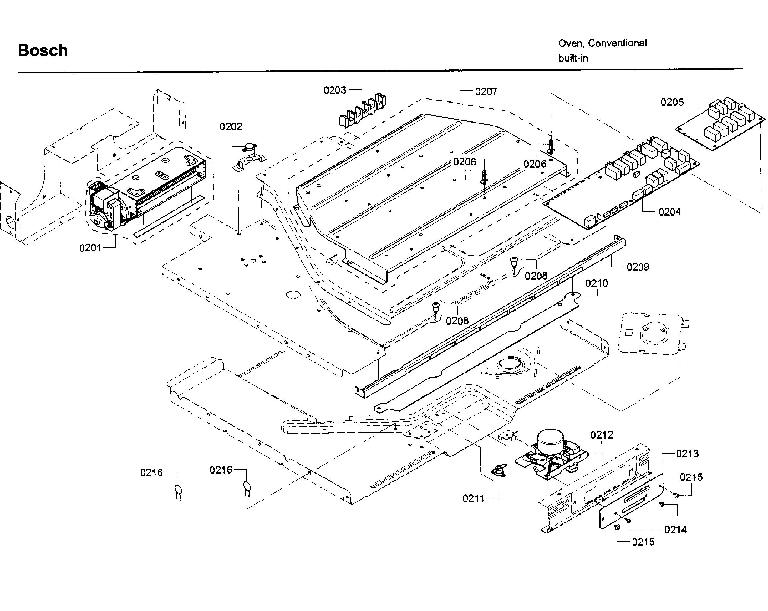Bosch HBL8651UC/02 latch diagram