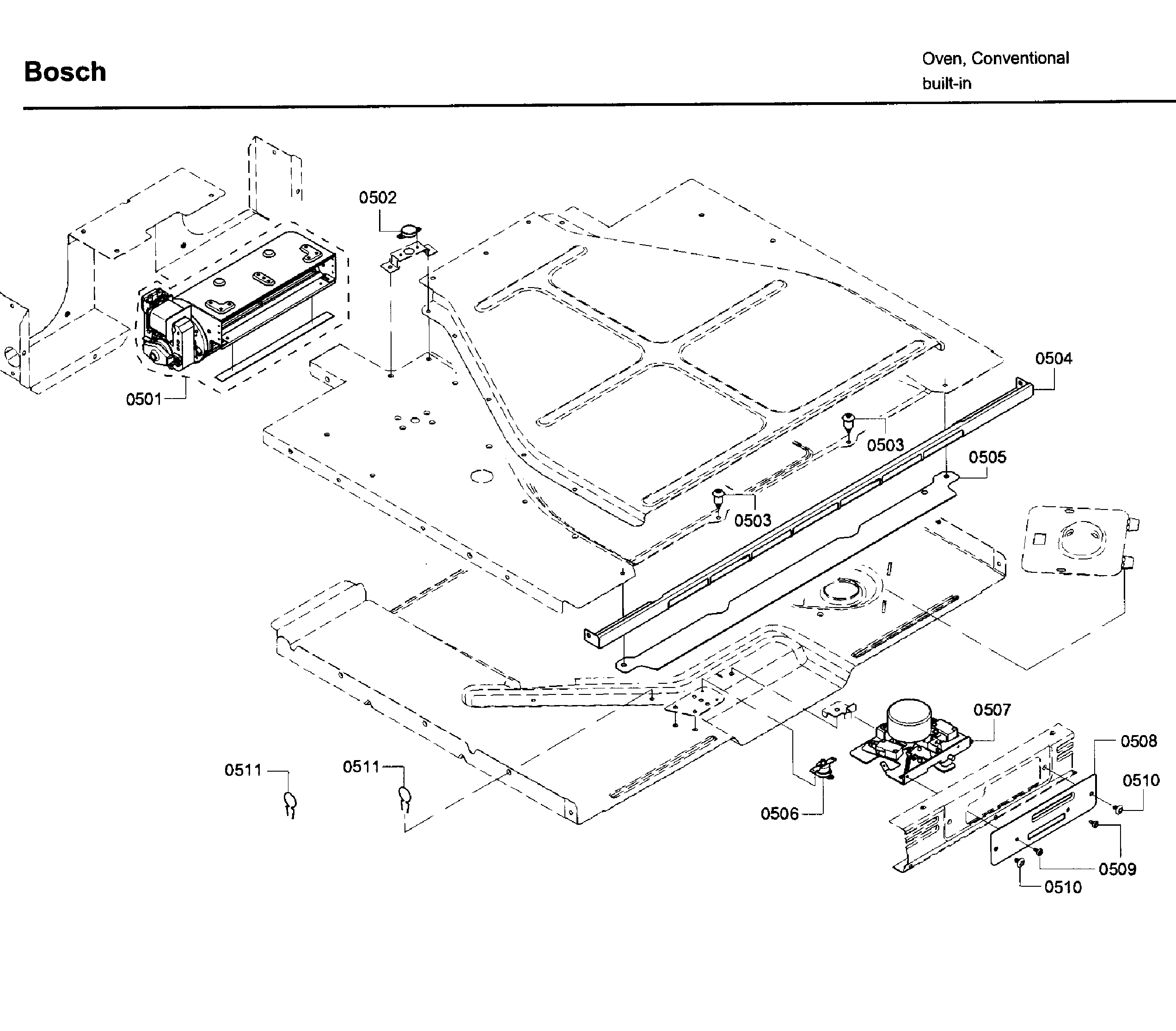 Bosch HBL8651UC/02 latch diagram