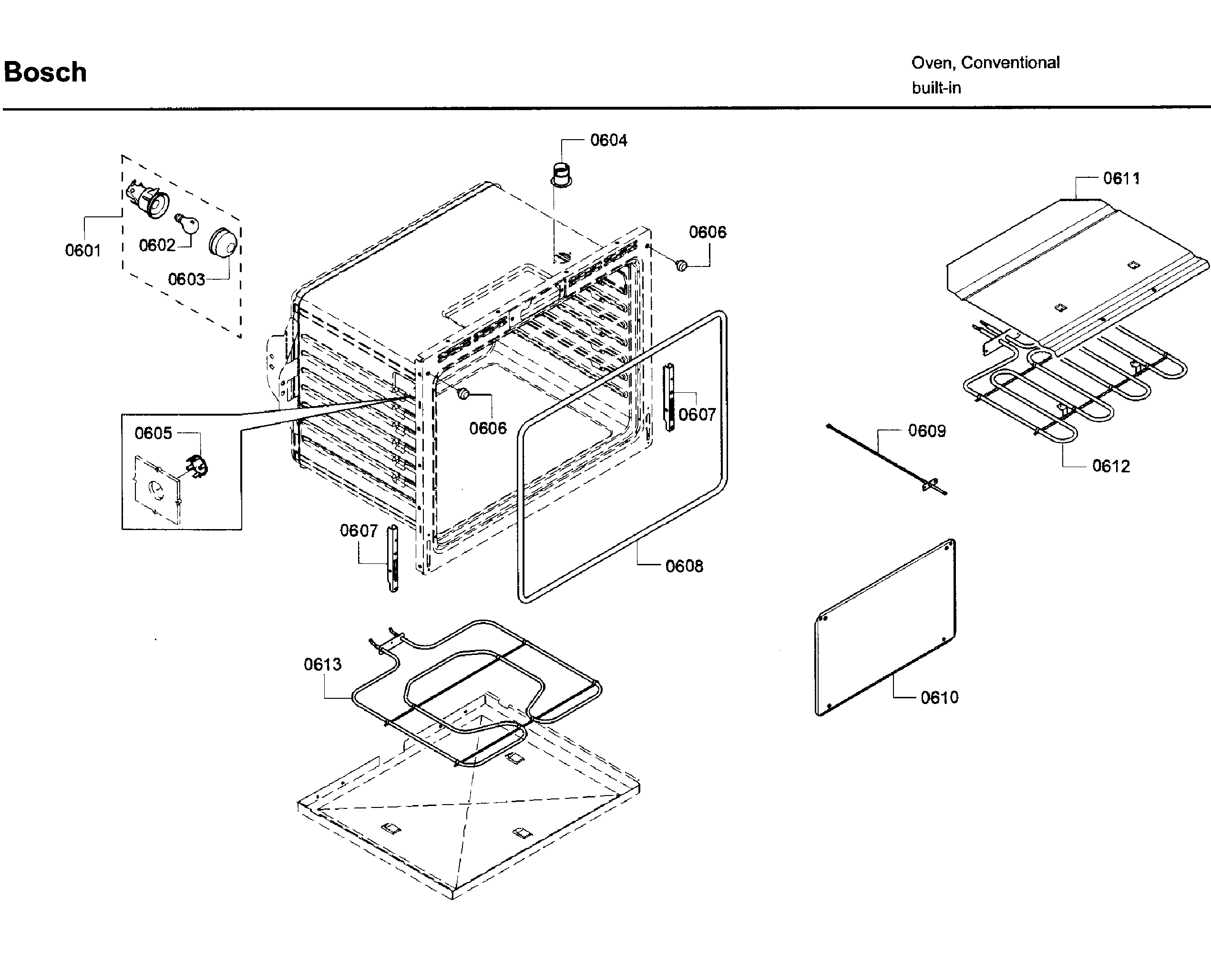 Bosch HBL8651UC/02 cavity 2 diagram