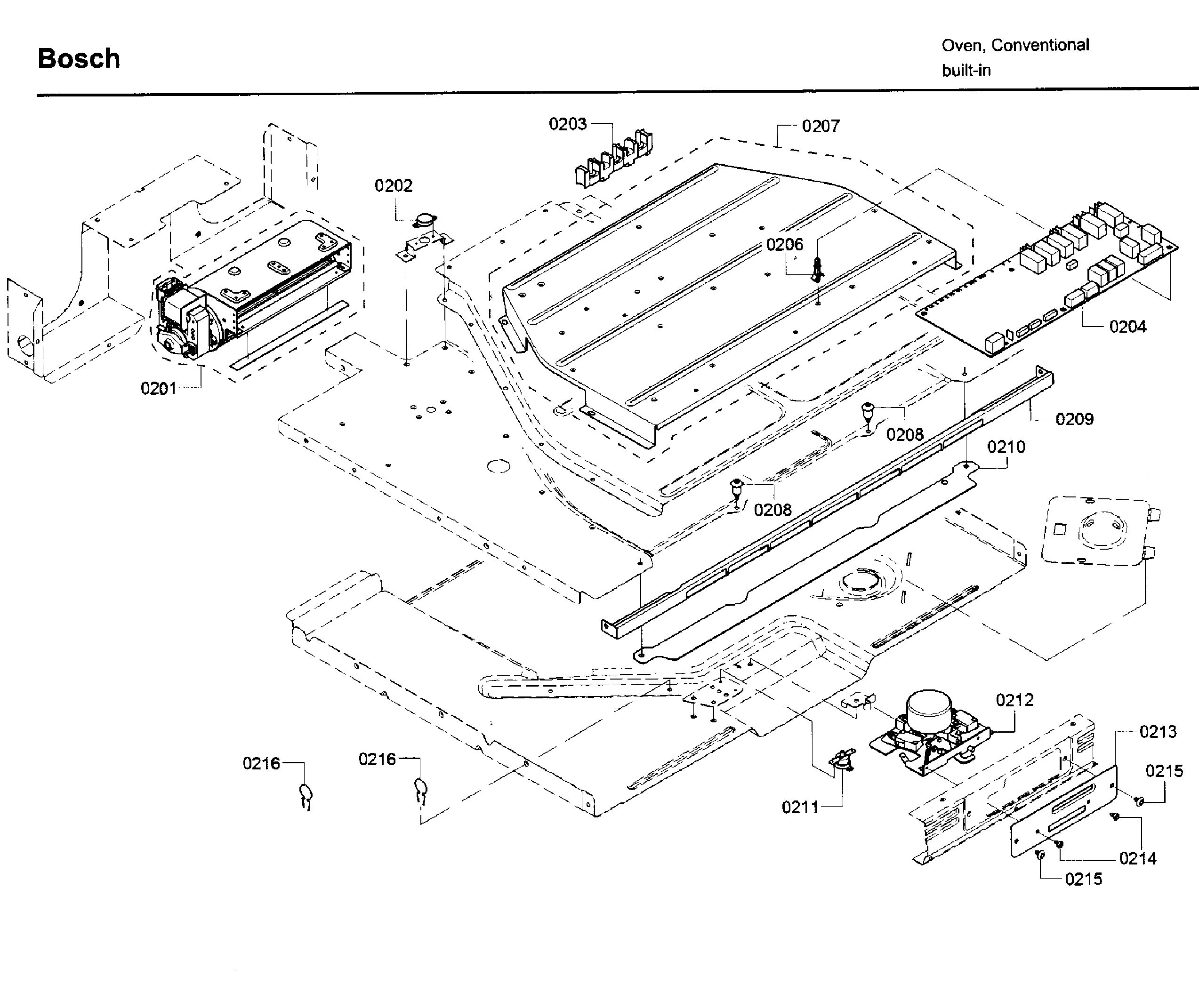 Bosch HBL8461UC/02 latch diagram