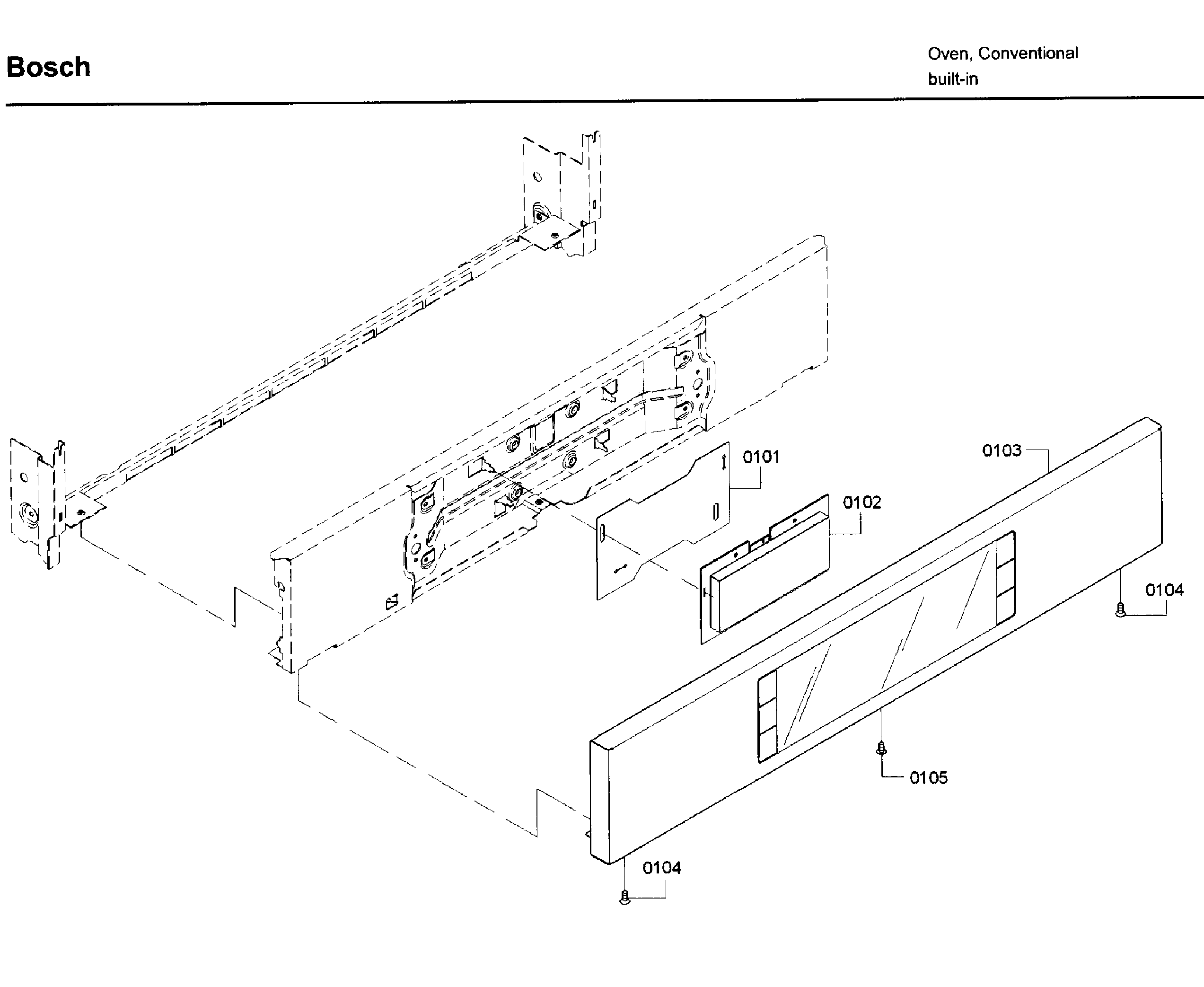 Bosch HBL8751UCC/02 control panel diagram