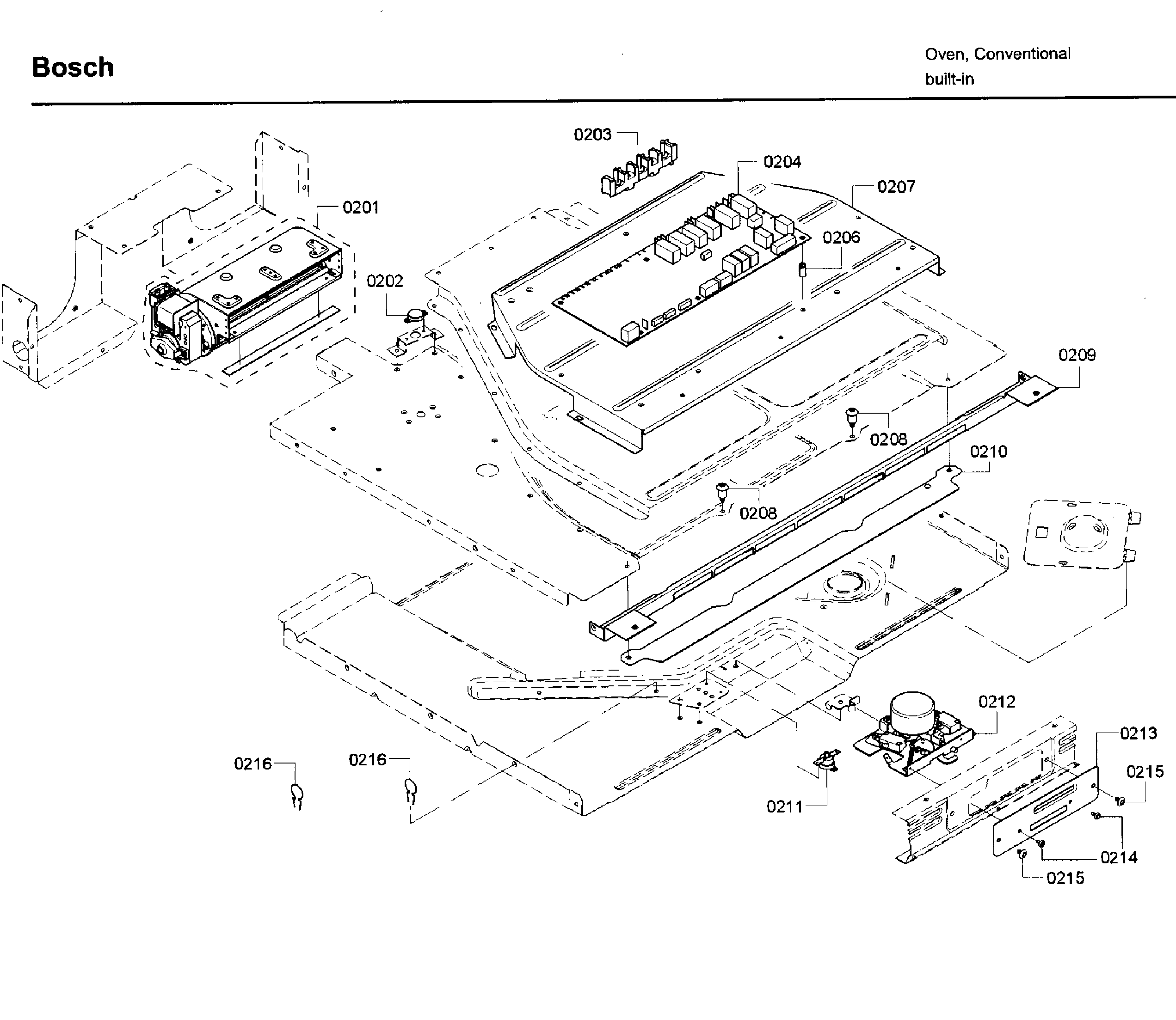 Bosch HBL8751UCC/02 latch diagram