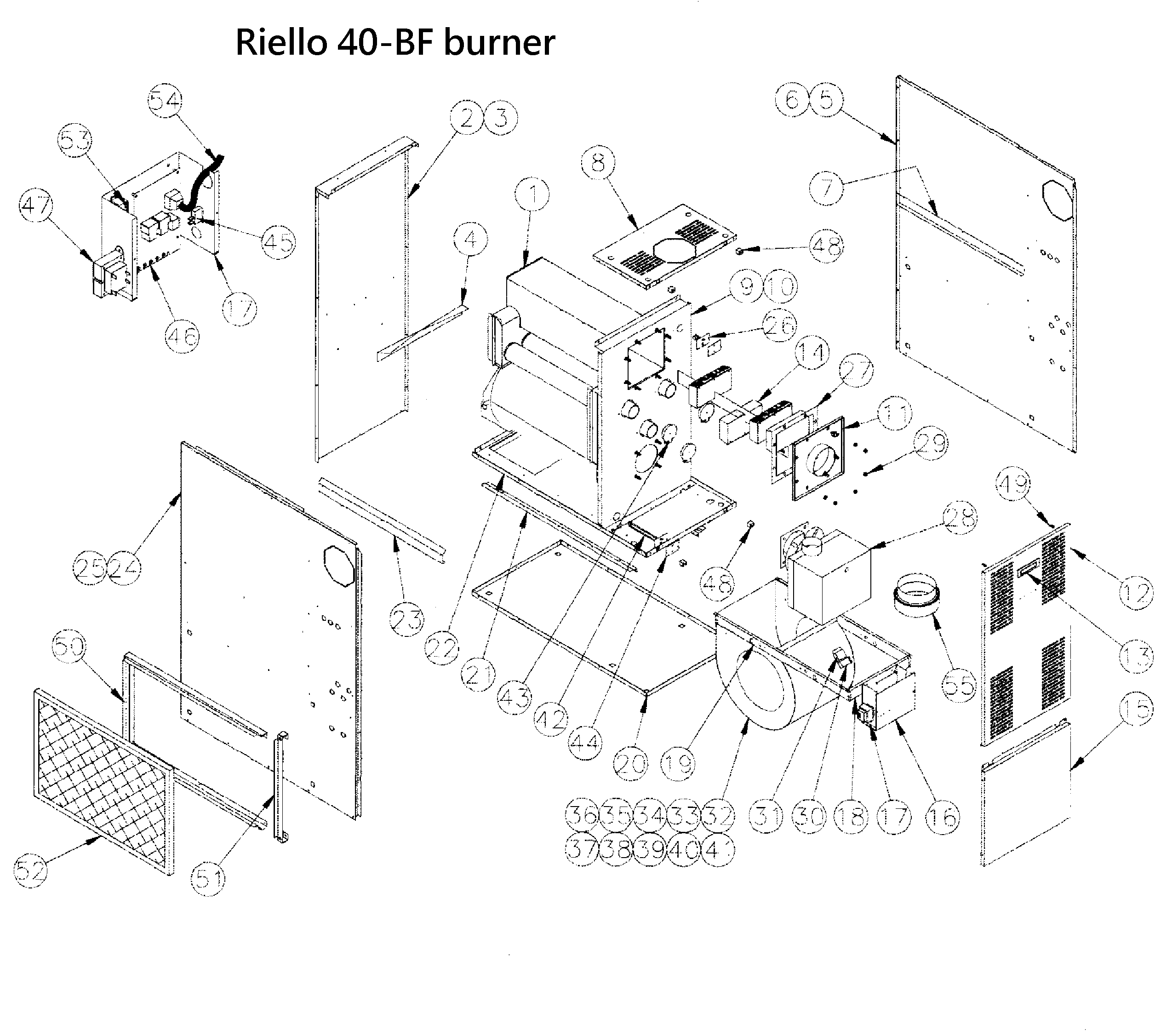 ICP AMP120-IE2 RIELL0 40-BF furnace diagram