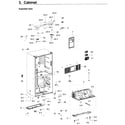 Samsung RF22K9581SG/AA-02 cabinet diagram