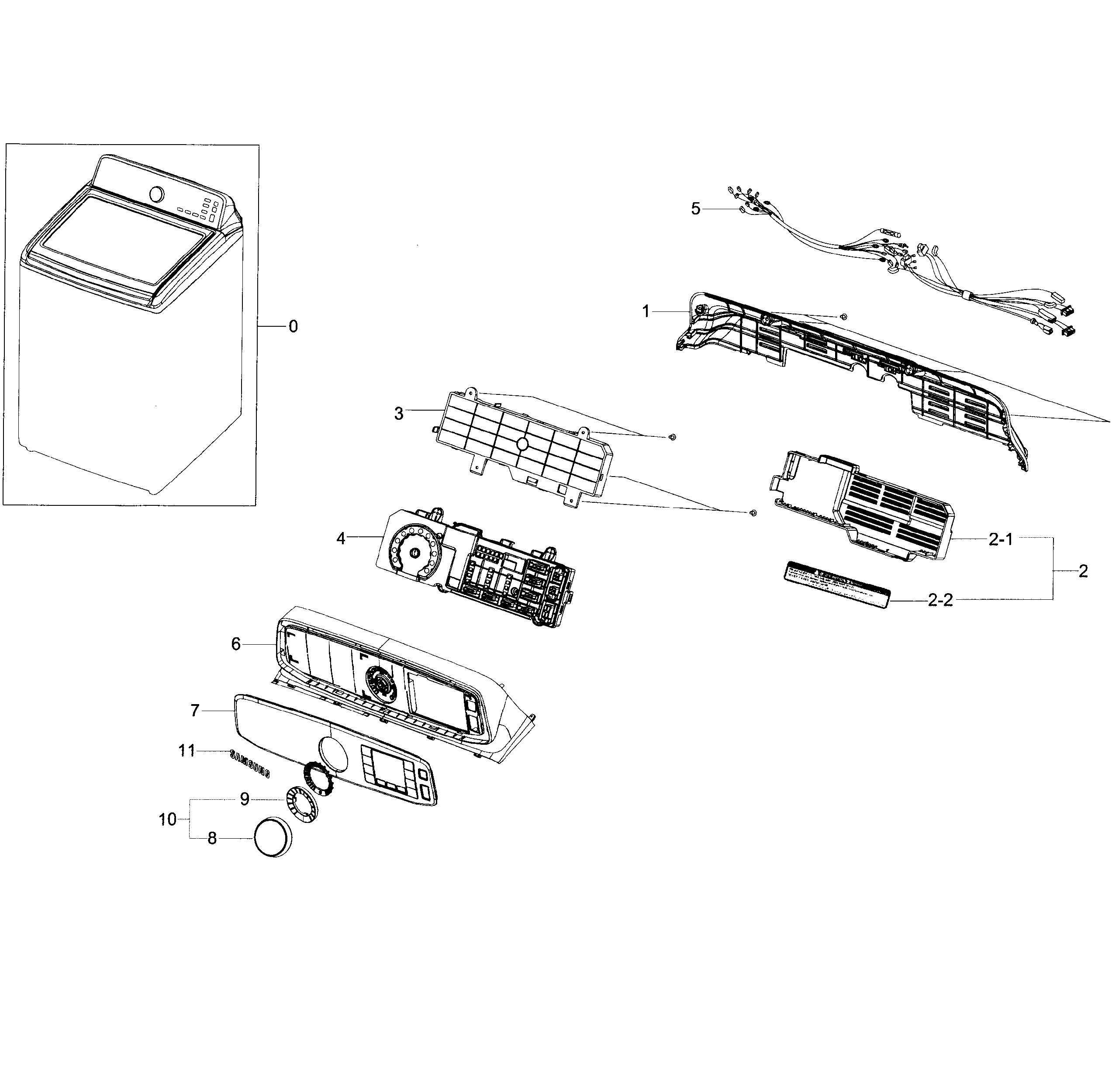 Samsung WA45H7000AP/A2-00 control diagram