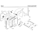 Bosch SHV68R53UC/69 frame diagram