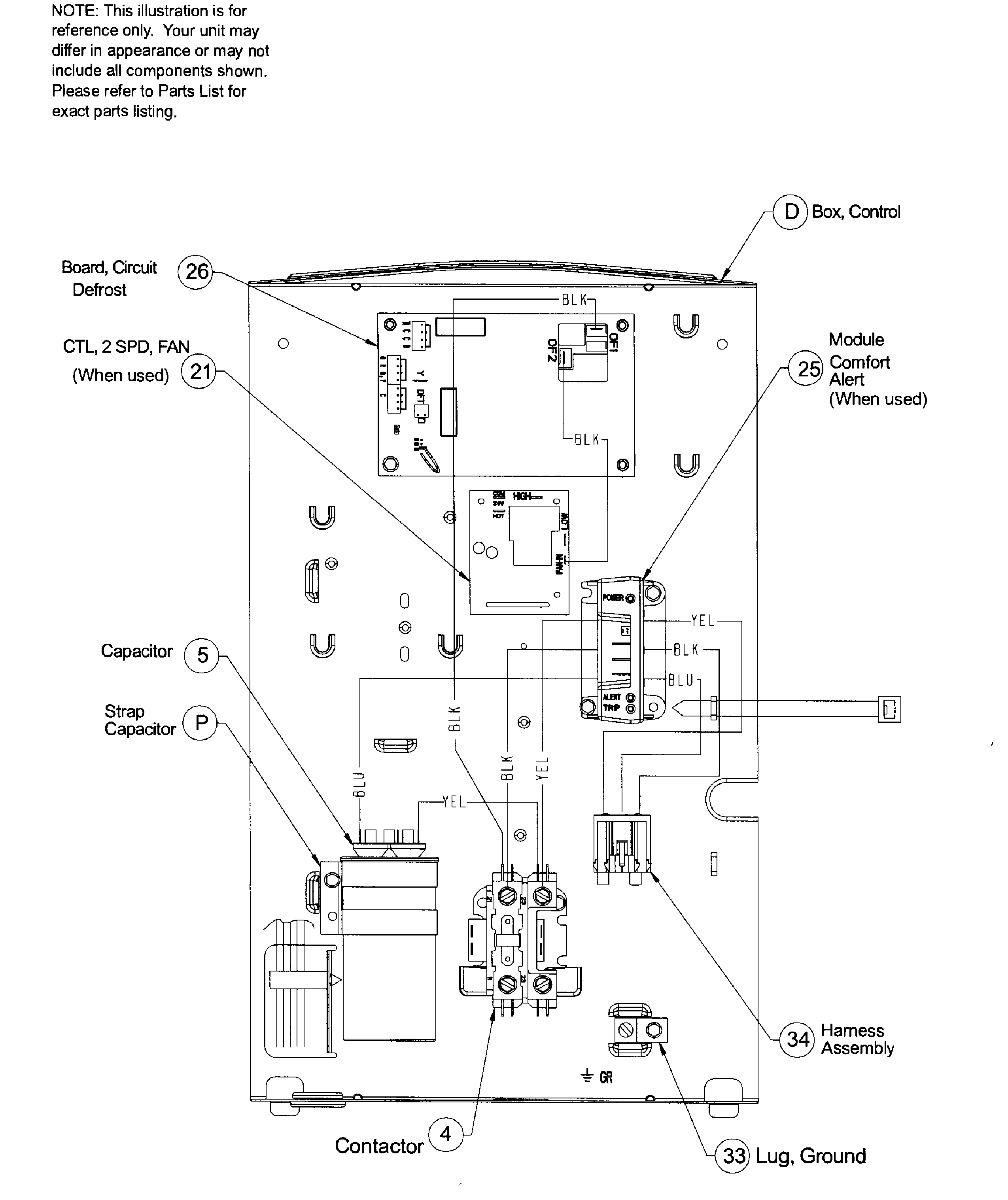 ICP T4H442GKD100 electrical diagram