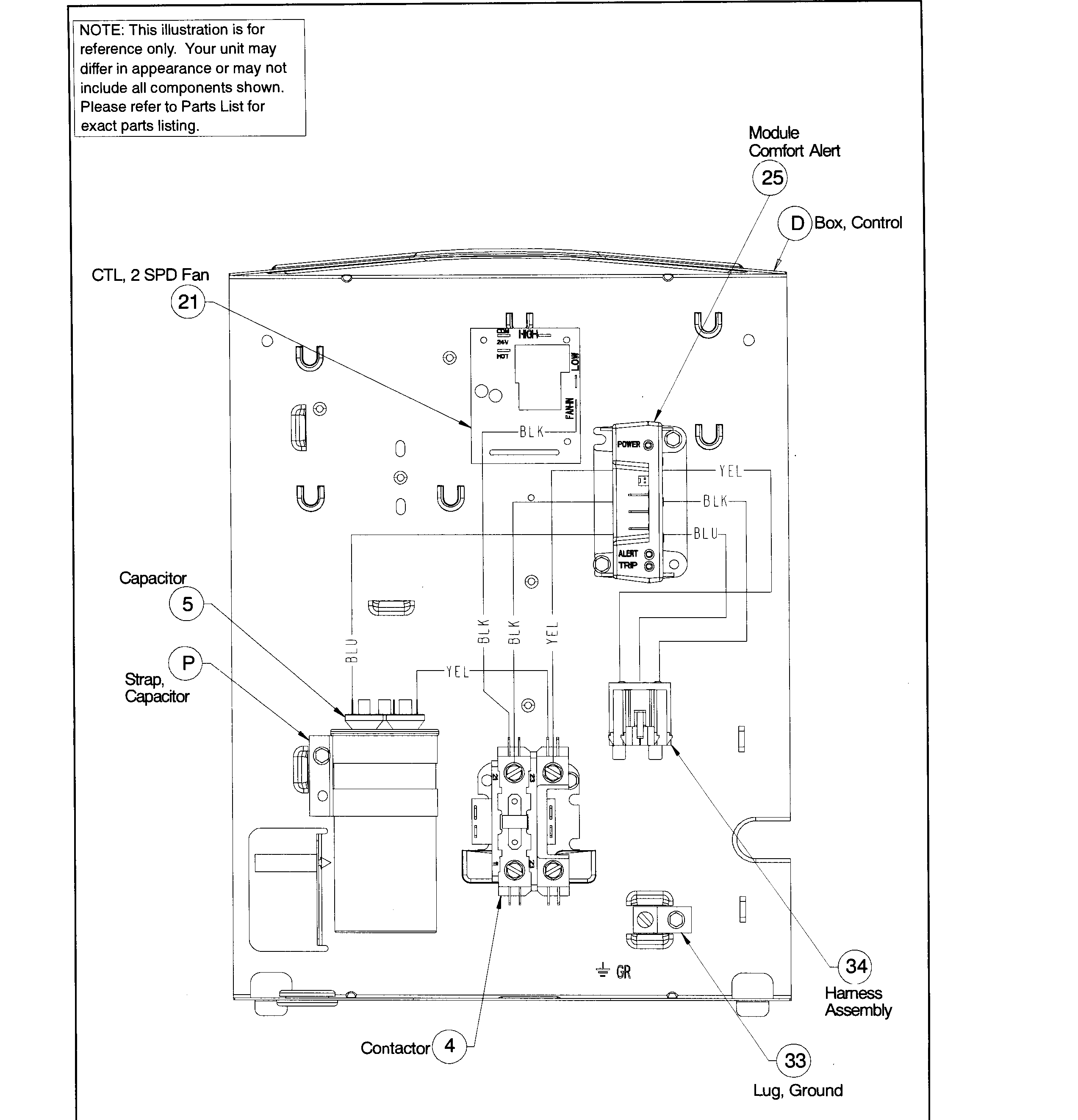 ICP TXA661GKA100 electrical diagram