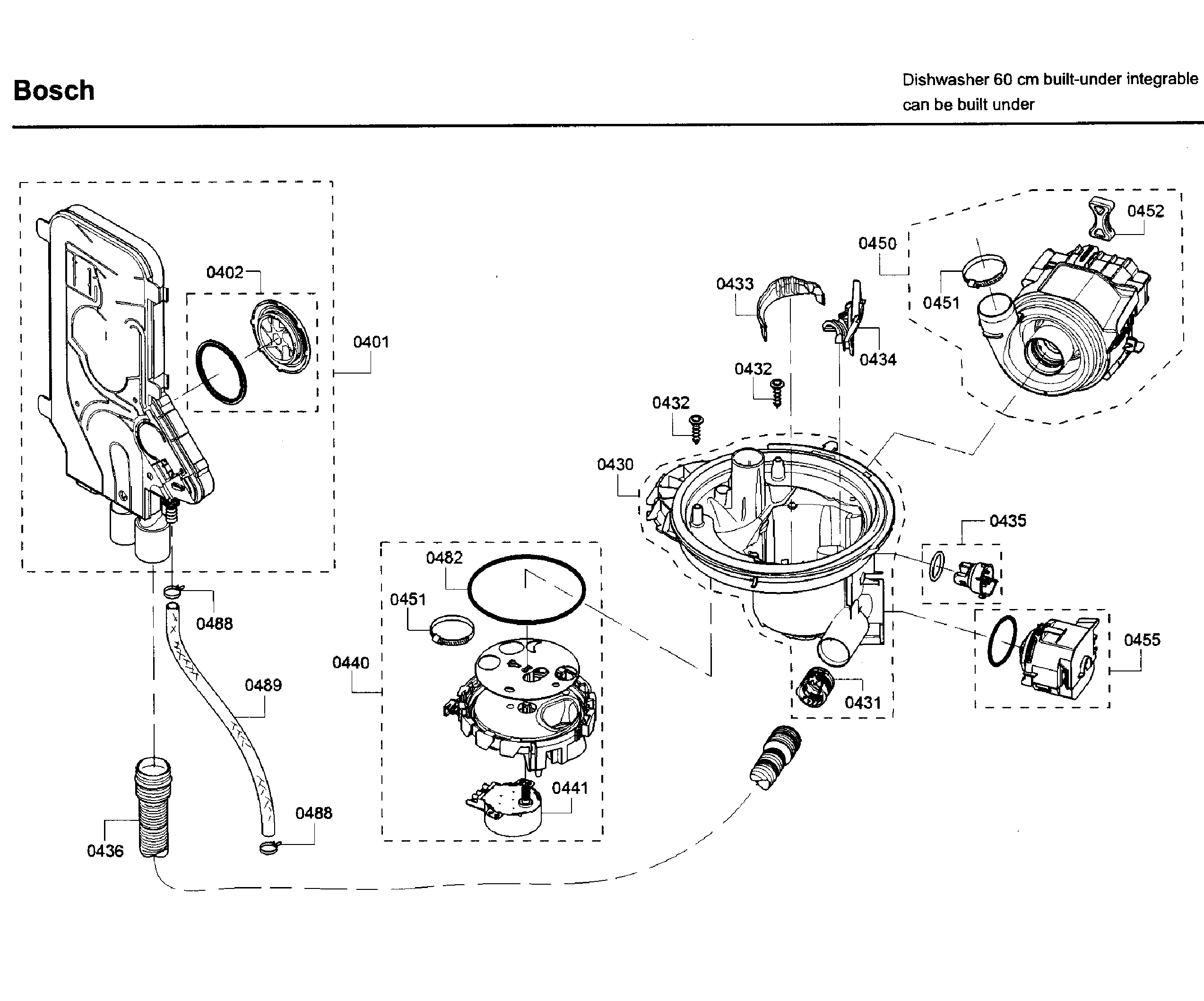 Bosch SHP65T56UC/09 pump diagram