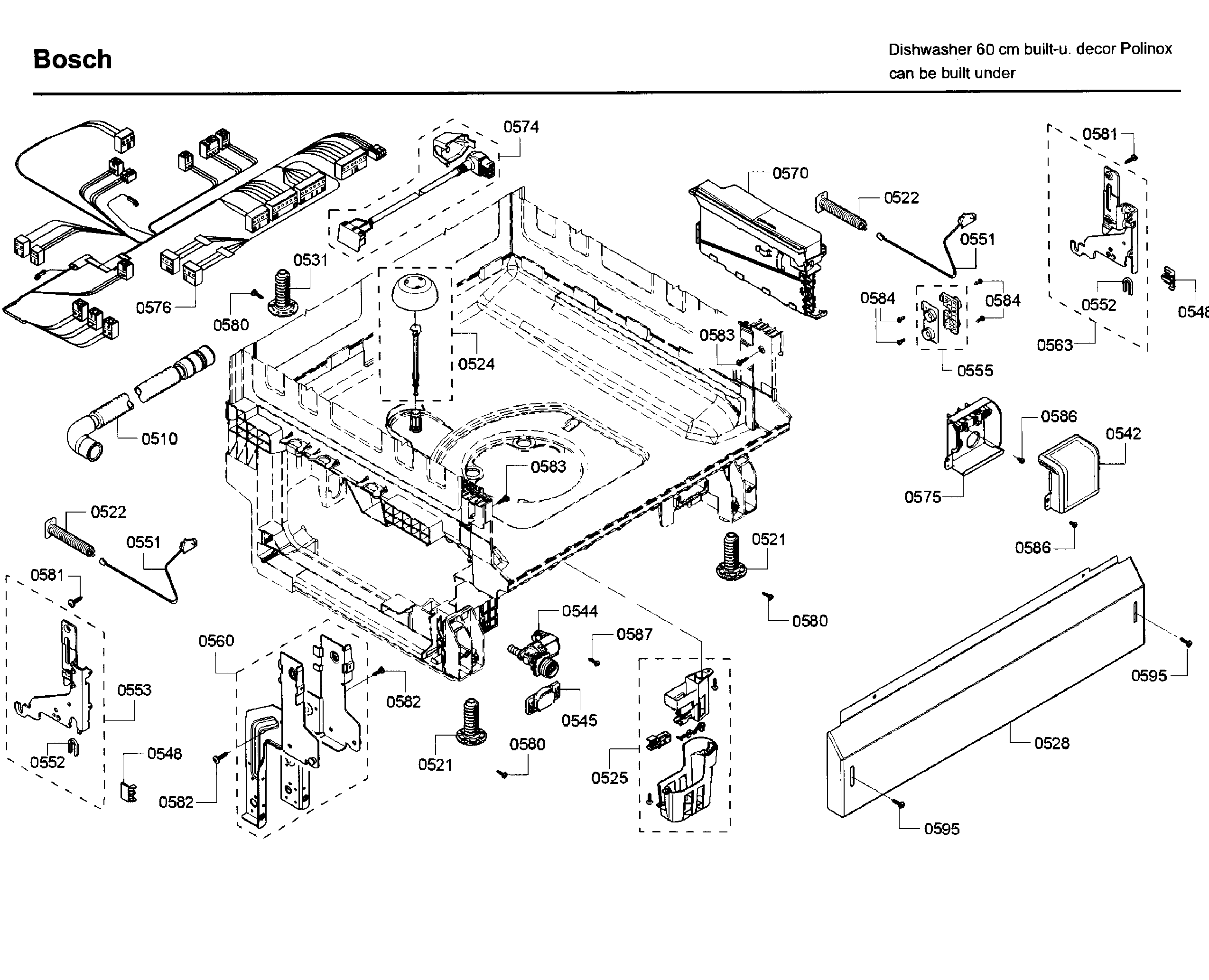 Bosch SHE3AR76UC/22 base diagram