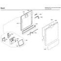 Bosch SGE68U55UC/C9 door diagram