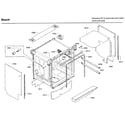 Bosch SGE68U55UC/C9 frame diagram