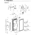 Samsung RF23J9011SR/AA-08 fridge door l diagram