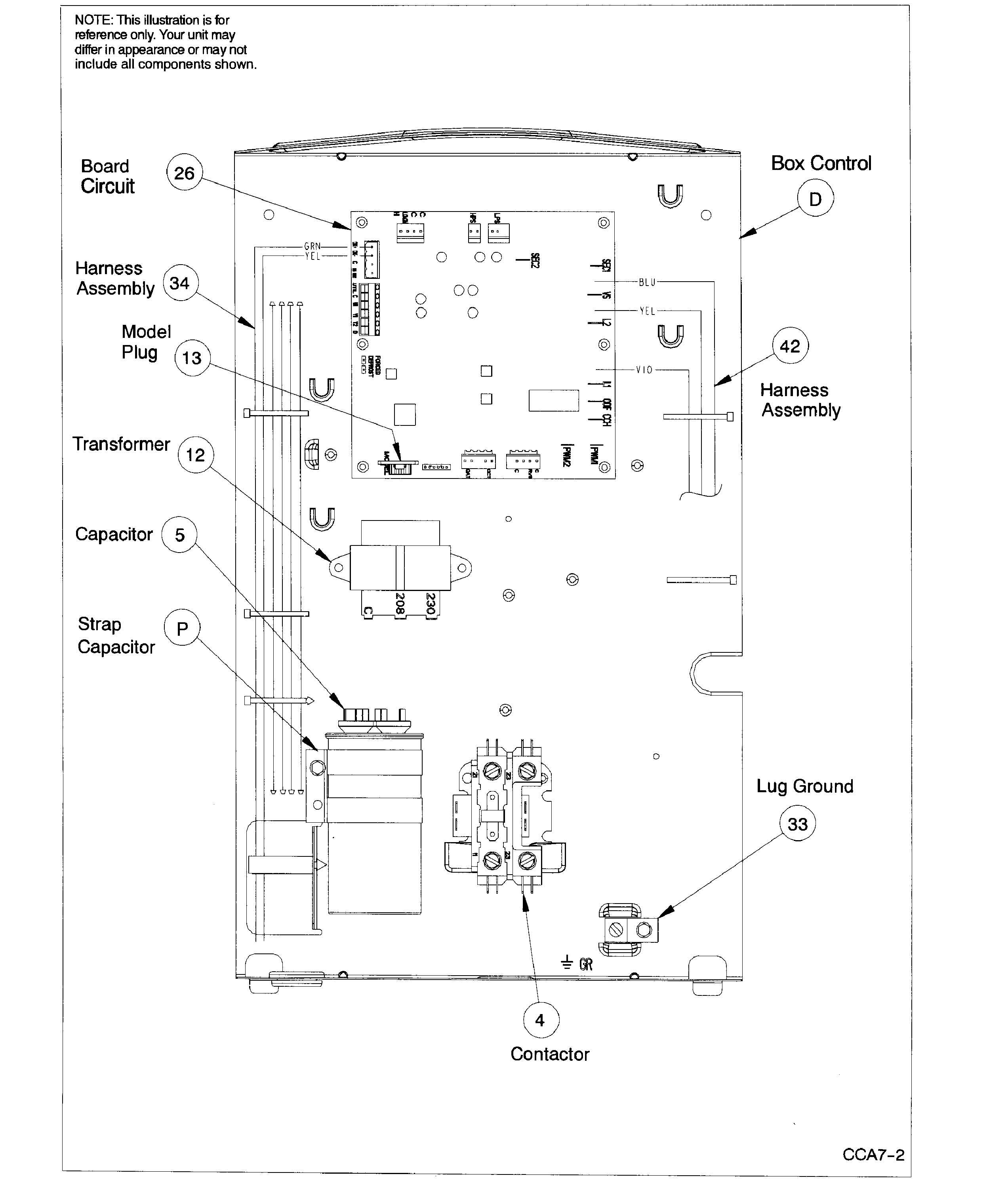 ICP HCA936GKA100 electrical diagram