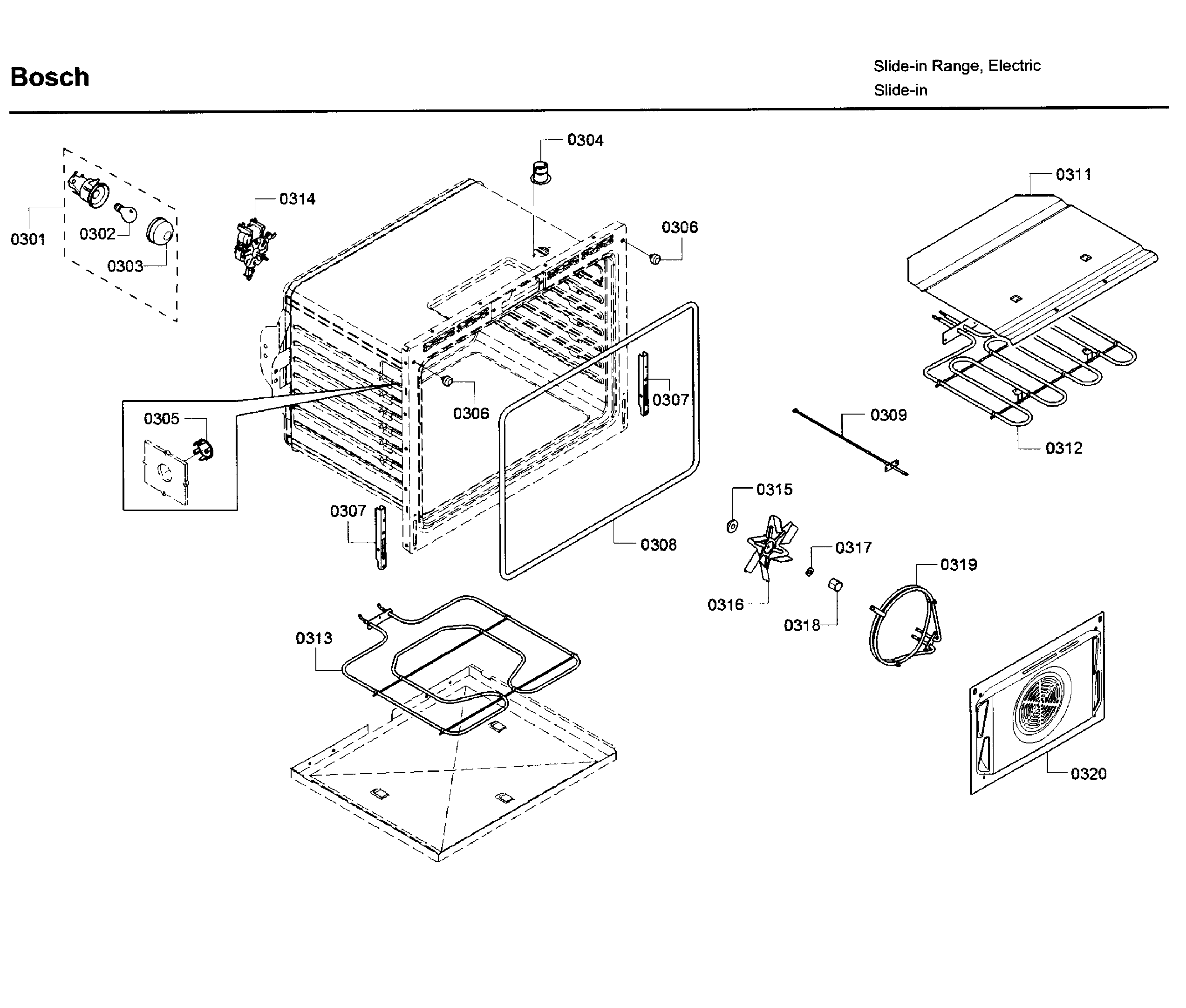 Bosch HEI8054U/07 convection diagram