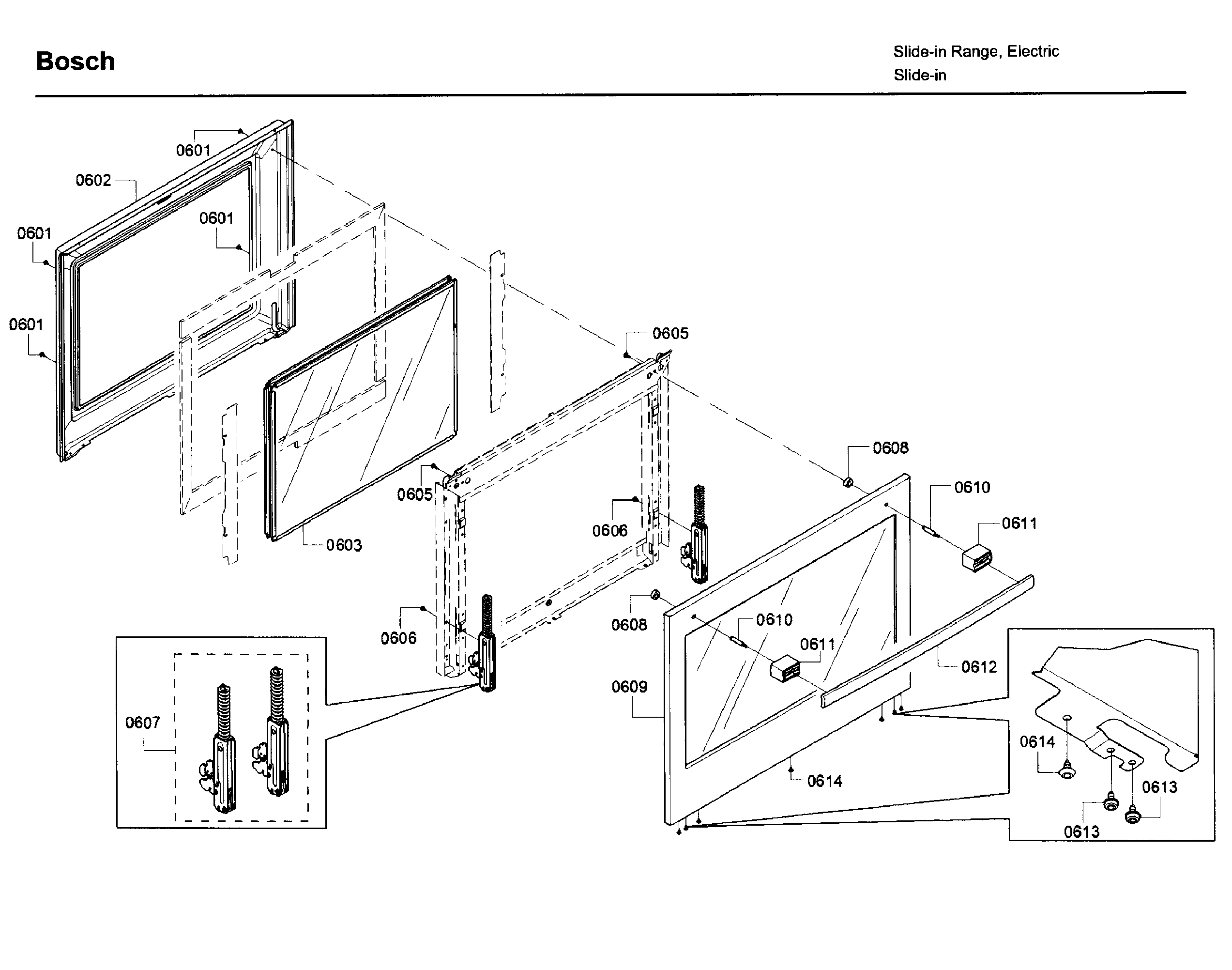 Bosch HEI8054U/07 door diagram