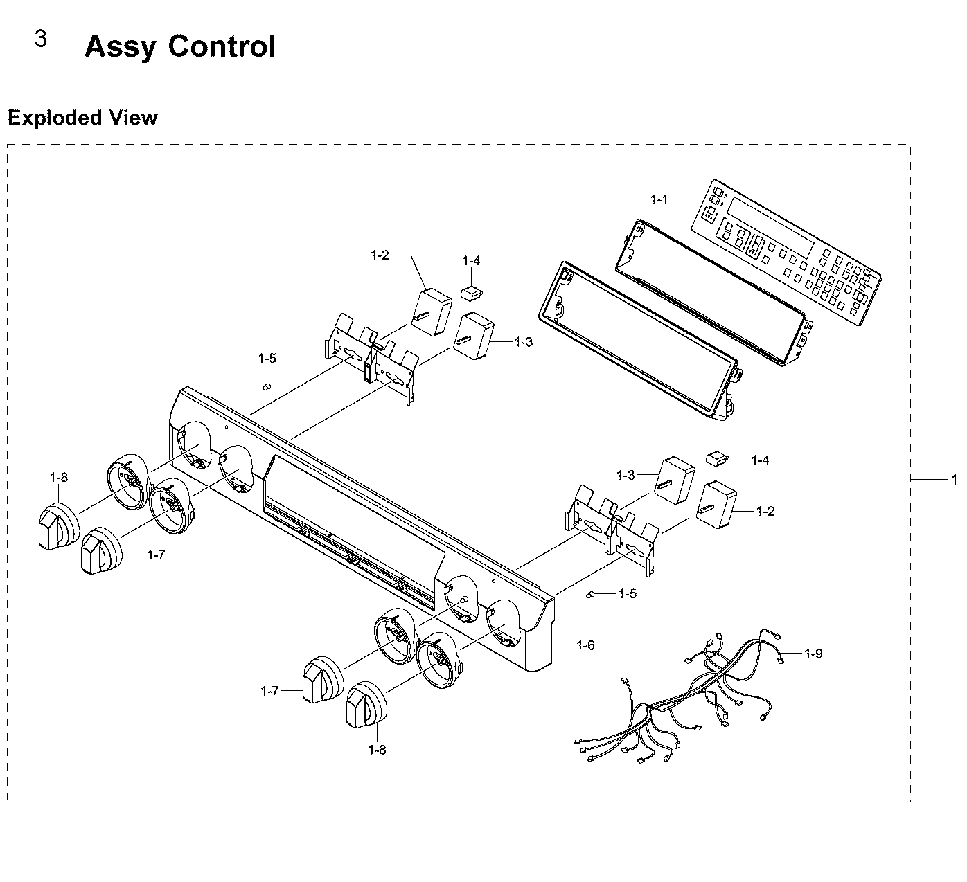 Samsung NE58K9500SG/AA-01 control diagram