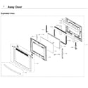 Samsung NE58F9710WS/AA-03 door diagram