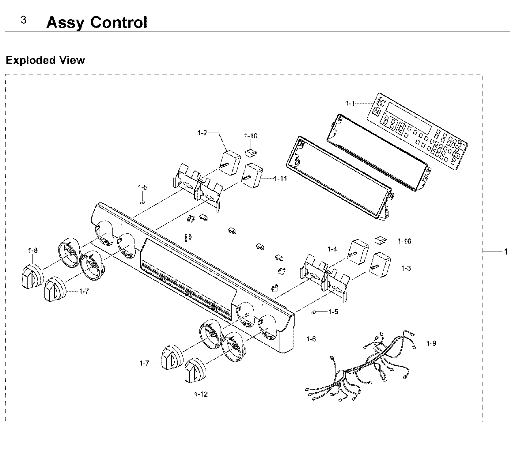 Samsung NE58F9710WS/AA-03 control diagram