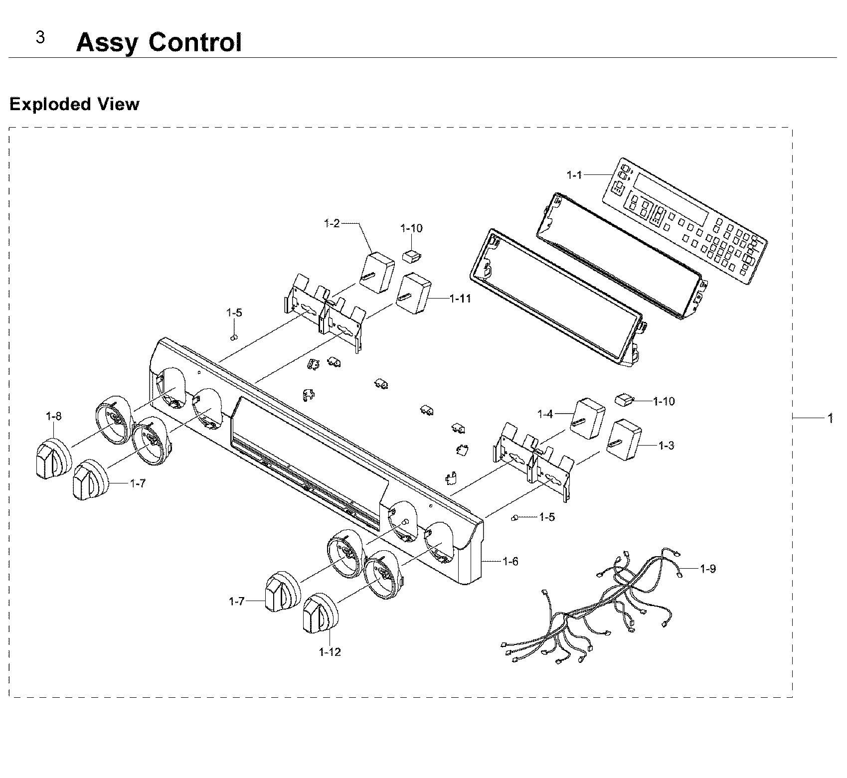 Samsung NE58F9710WS/AA-04 control diagram