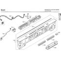 Bosch SHP65T55UC/09 control panel diagram